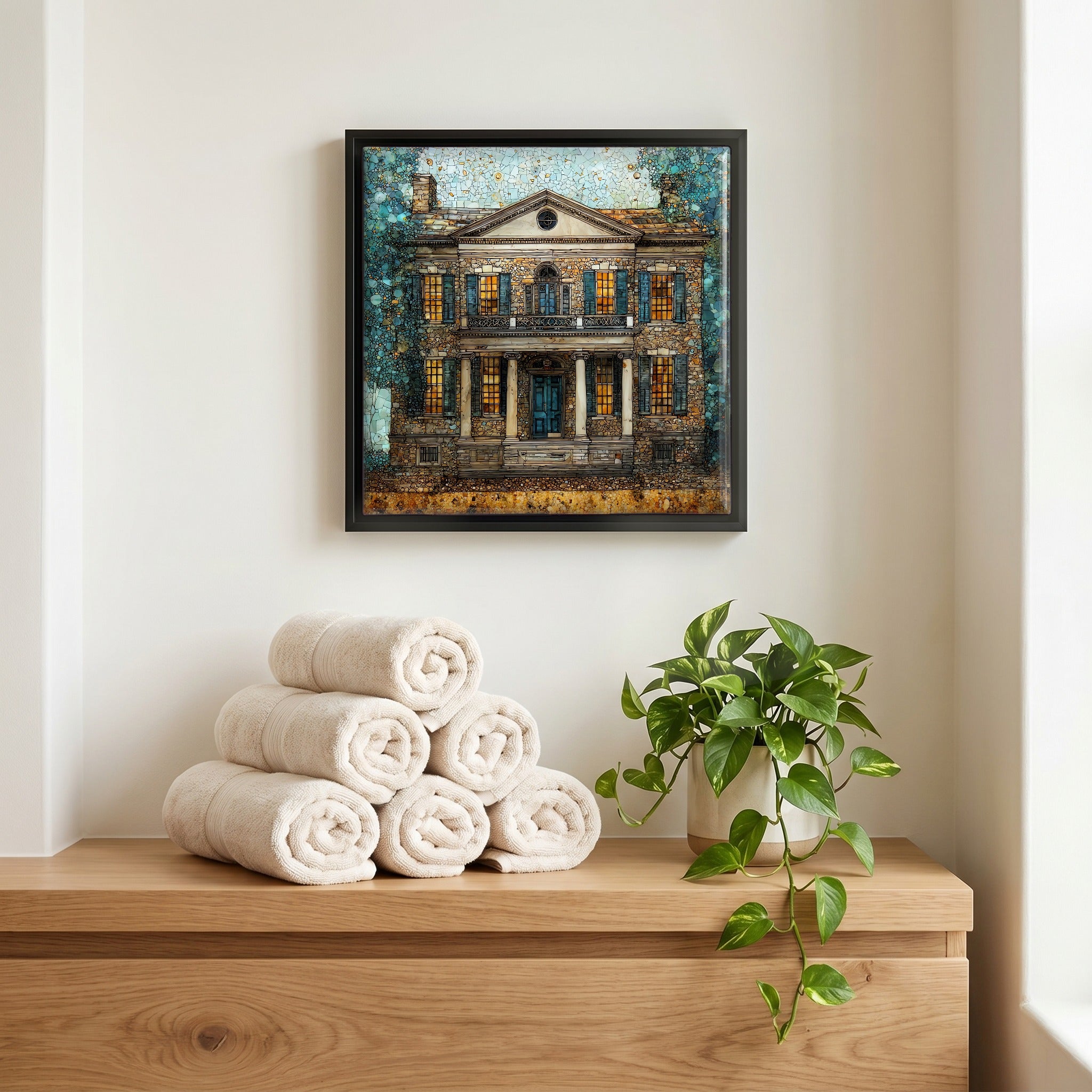 A quiet corner of the bath.