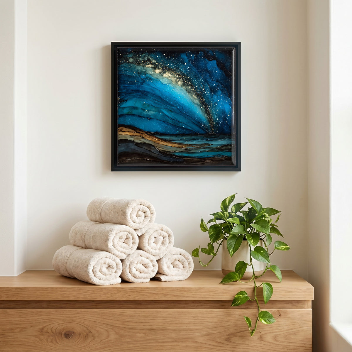 A quiet corner of the bath.