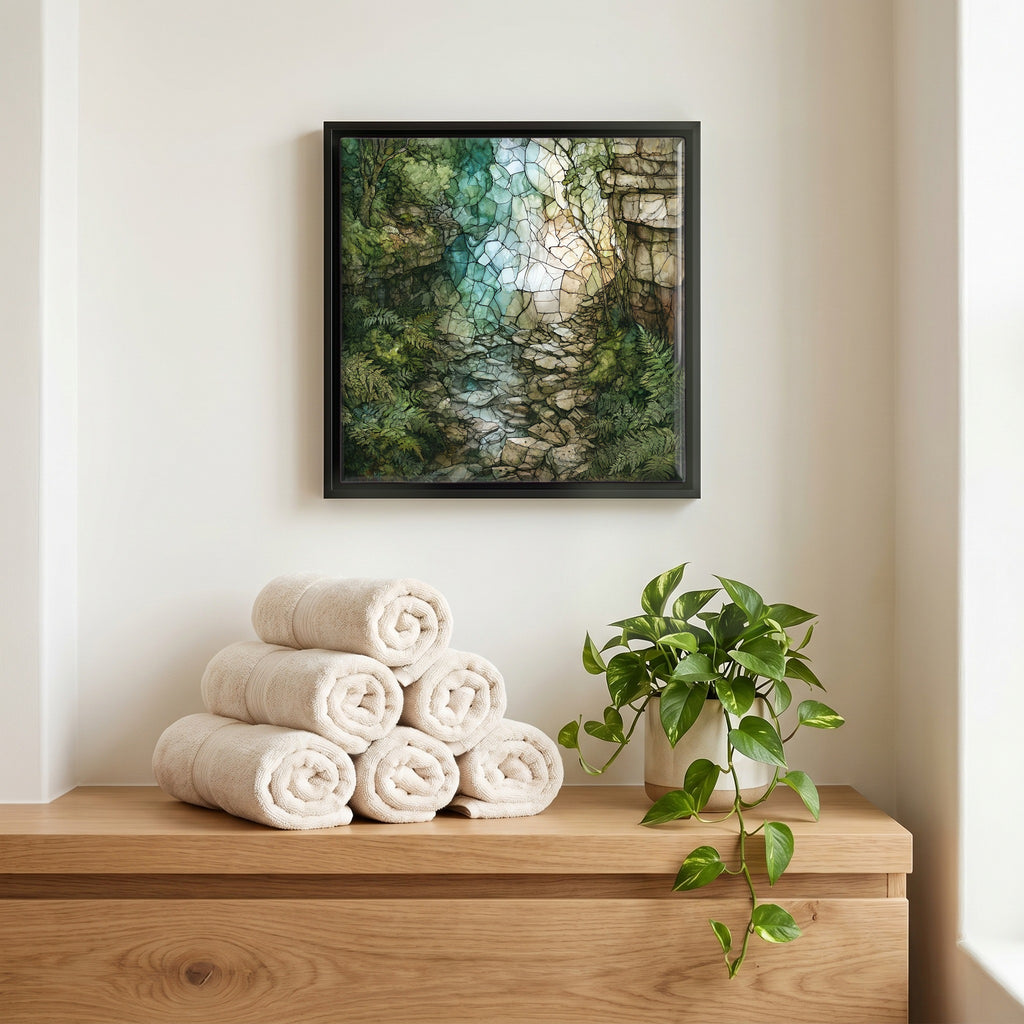 A quiet corner of the bath.