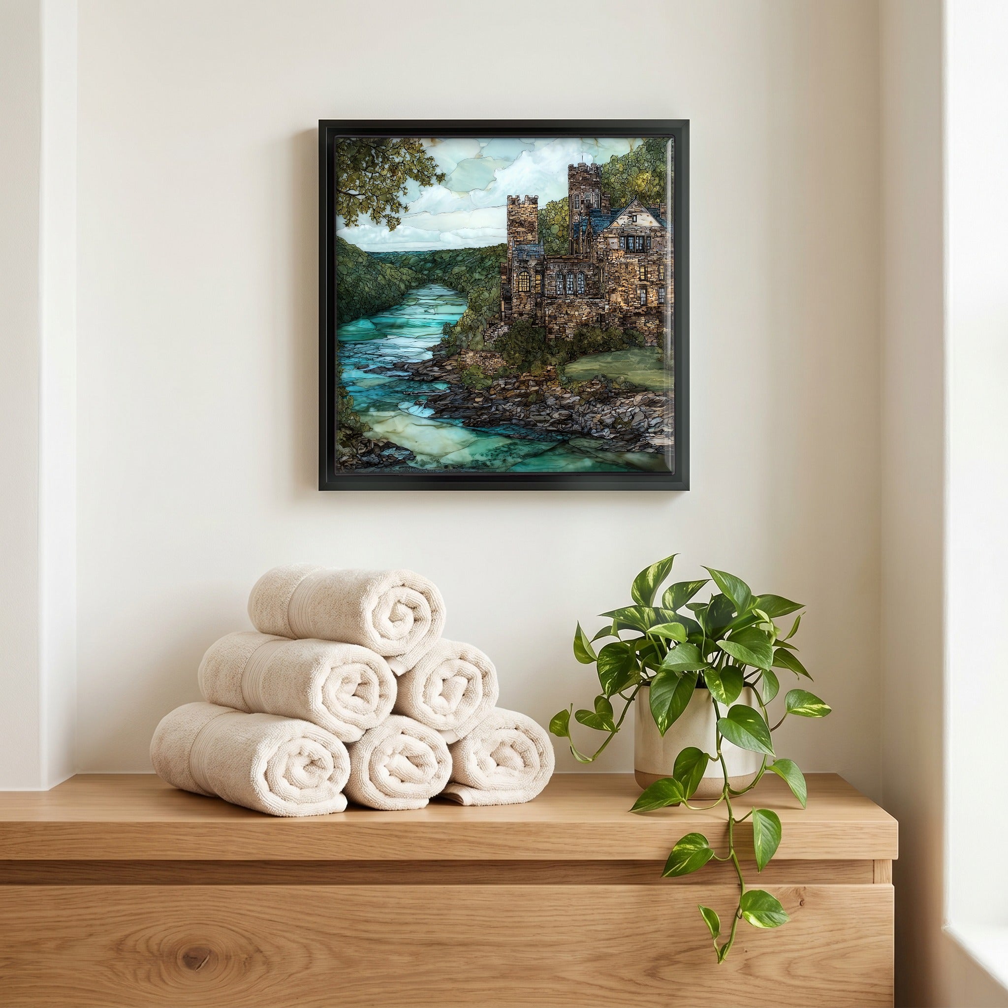 A quiet corner of the bath.