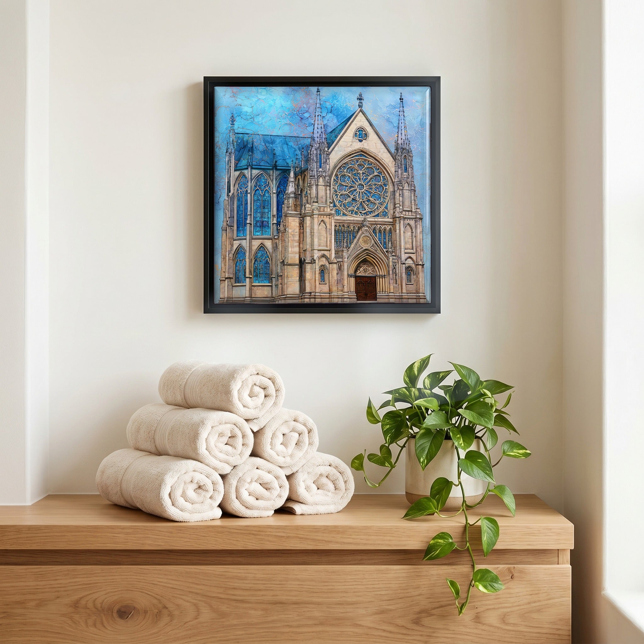 A quiet corner of the bath.