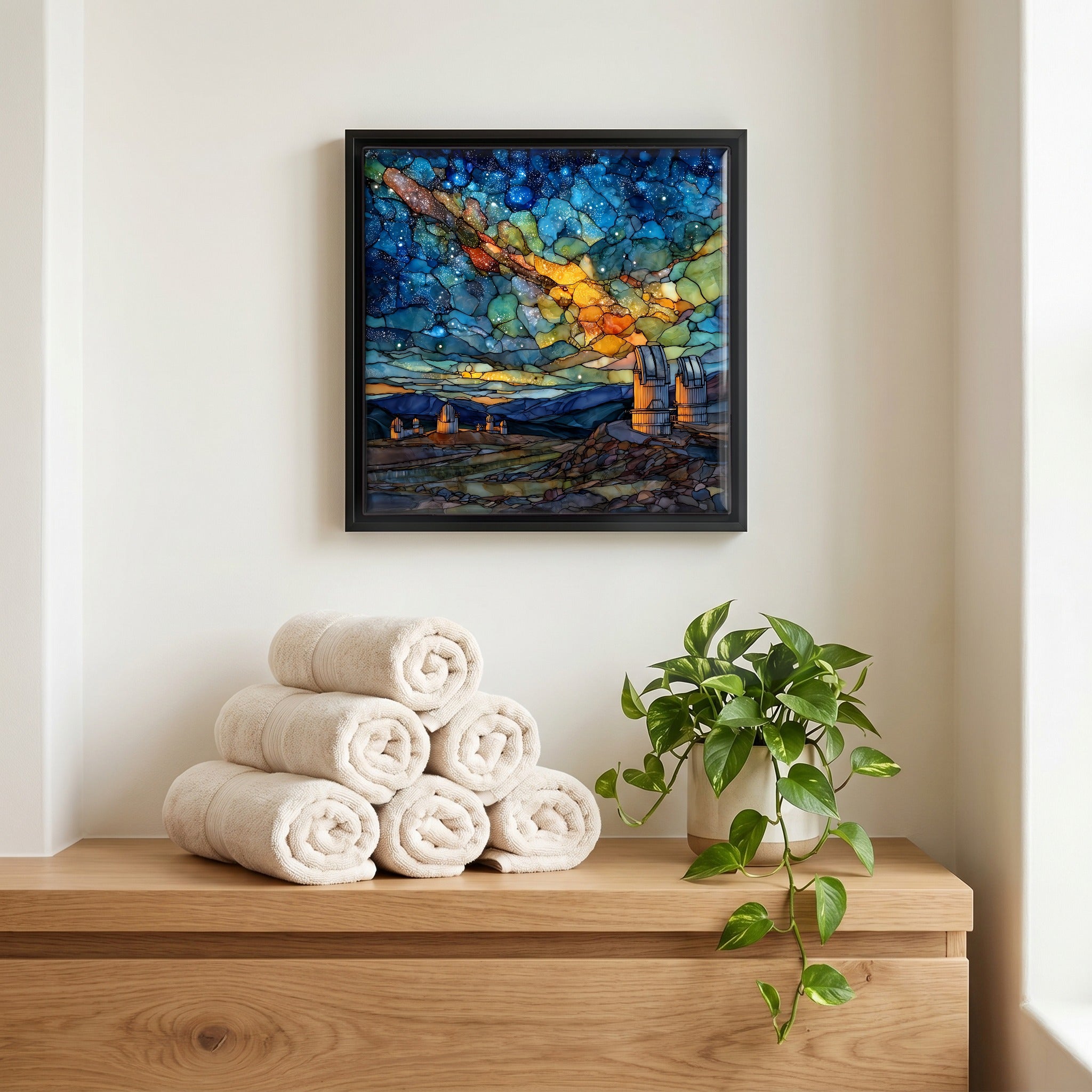 A quiet corner of the bath.