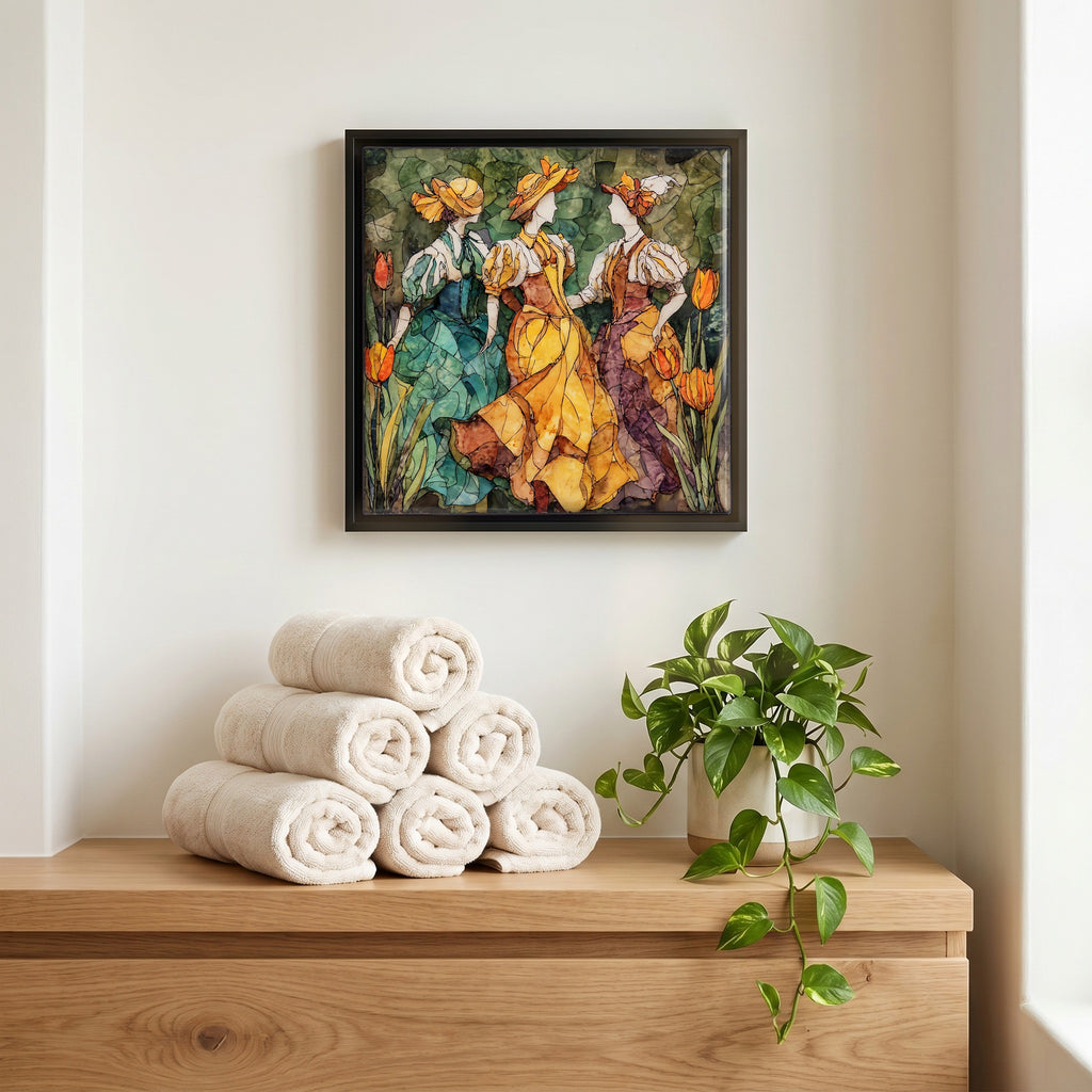 A quiet corner of the bath.