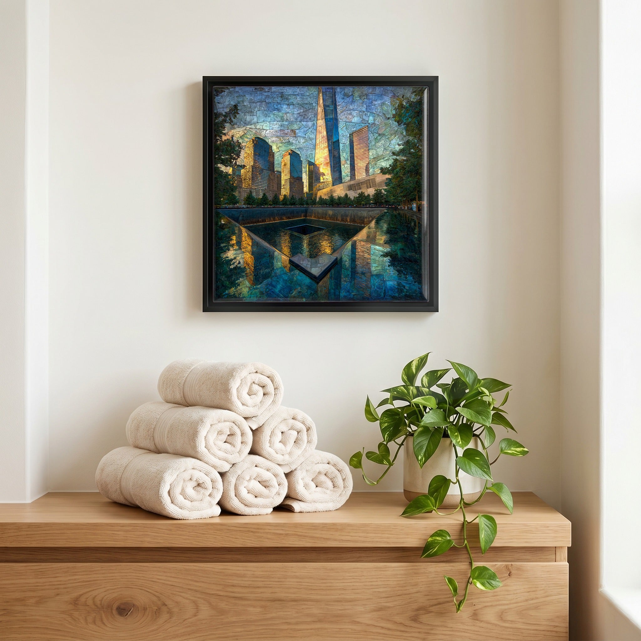 A quiet corner of the bath.