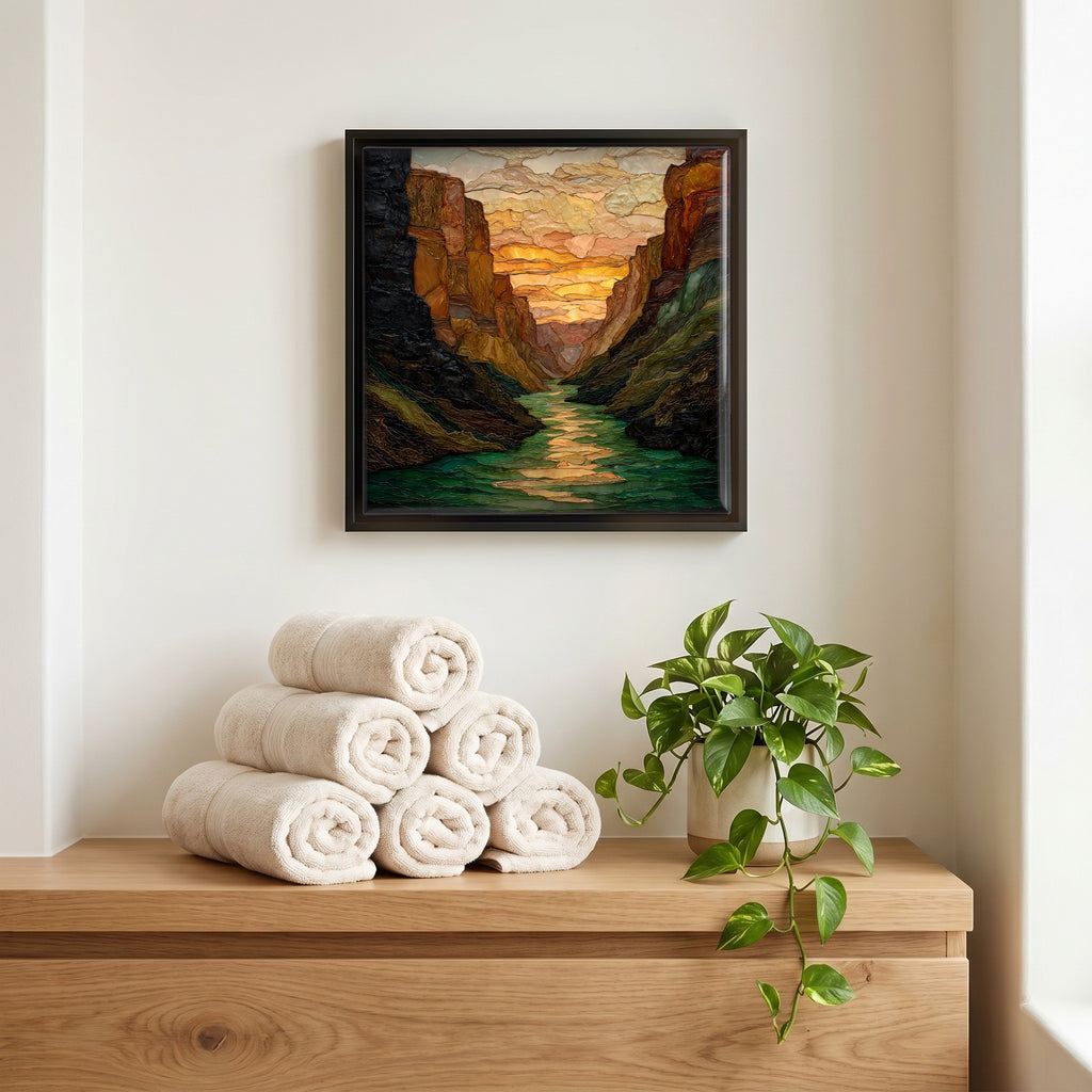 A quiet corner of the bath.
