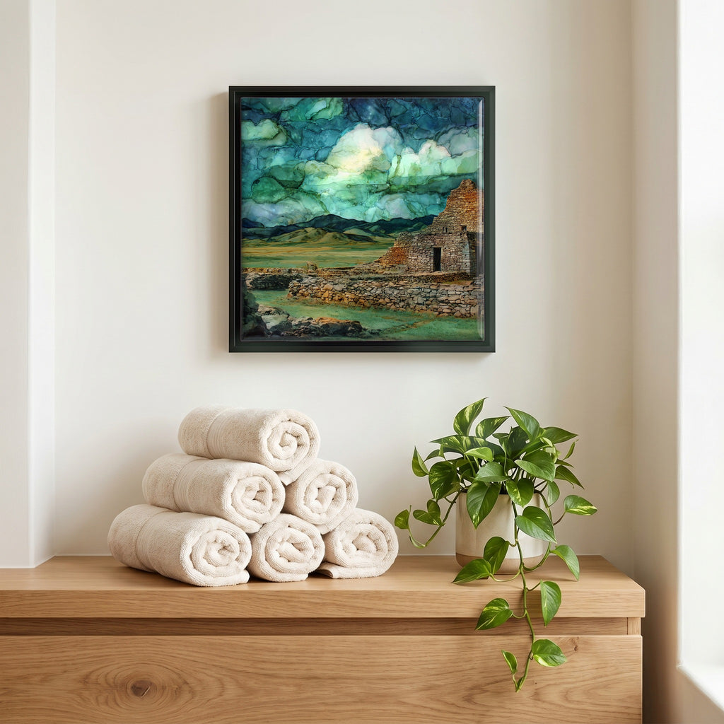 A quiet corner of the bath.