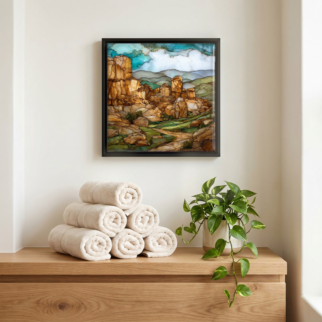 A quiet corner of the bath.
