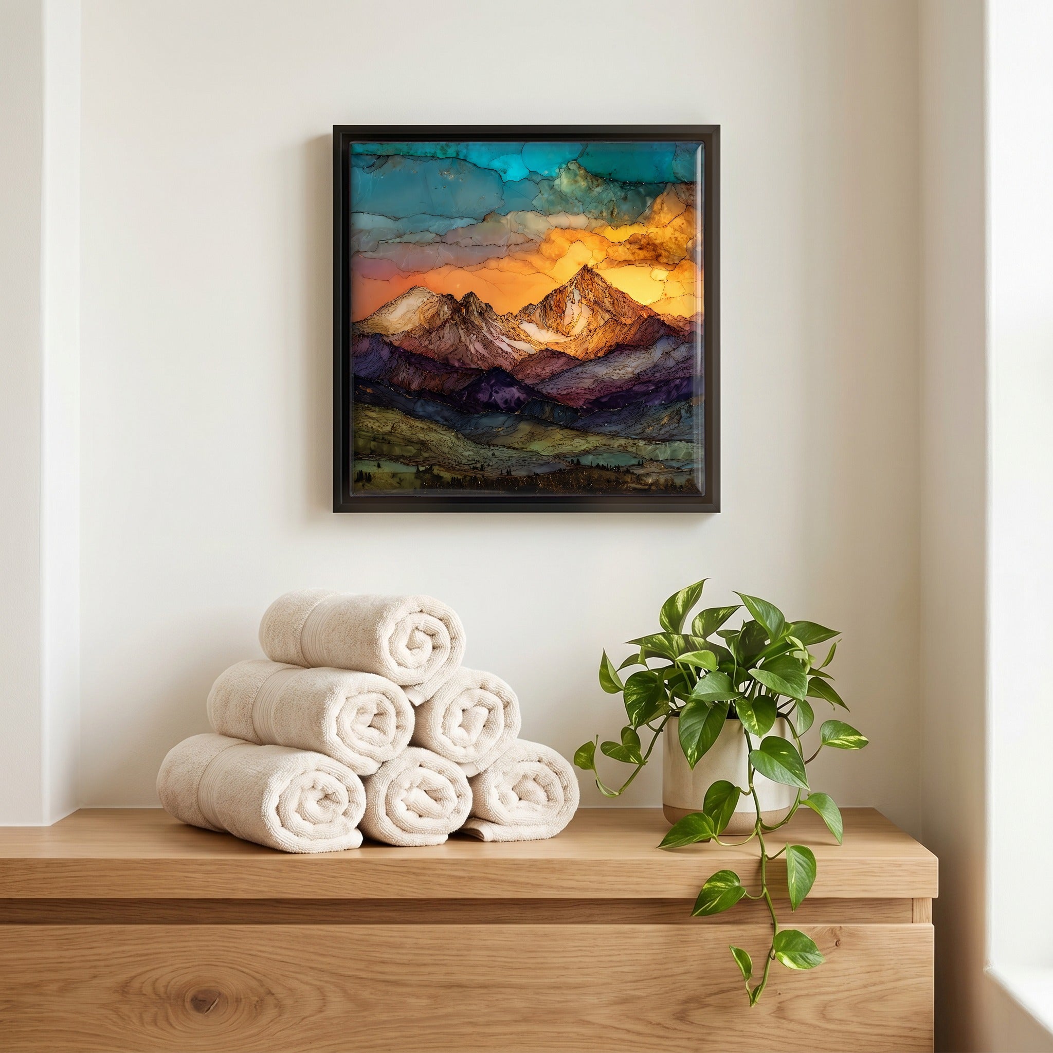 A quiet corner of the bath.