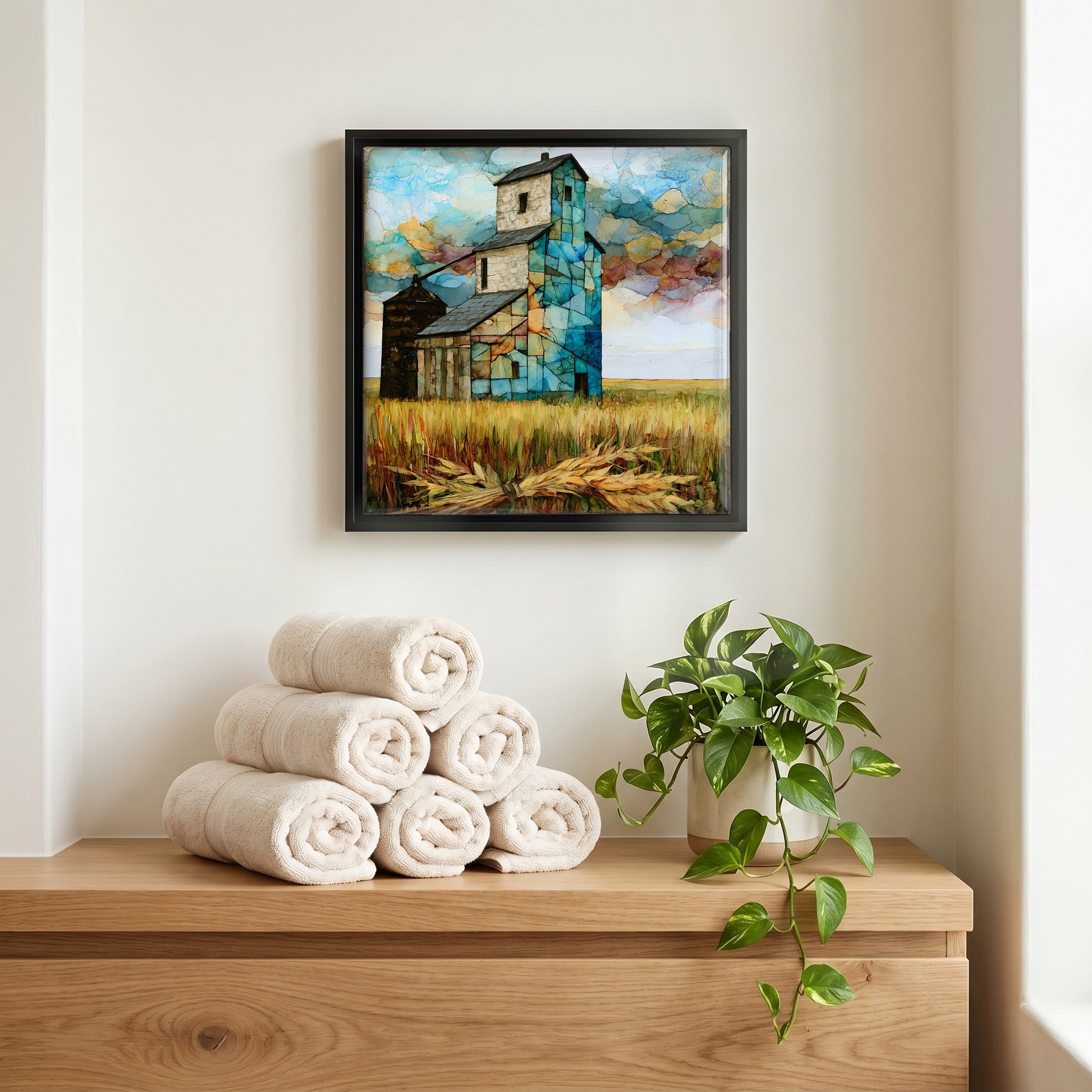 A quiet corner of the bath.