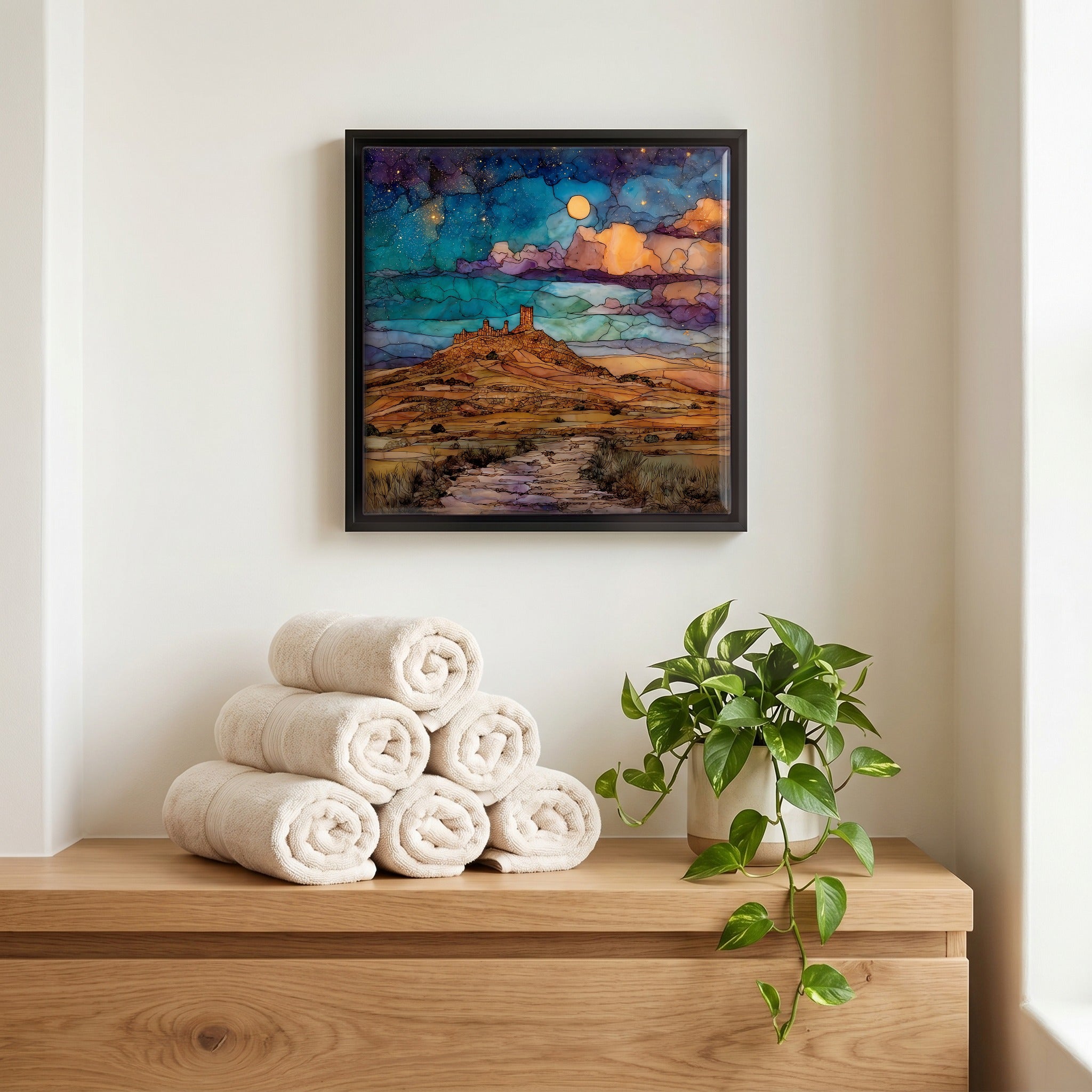 A quiet corner of the bath.