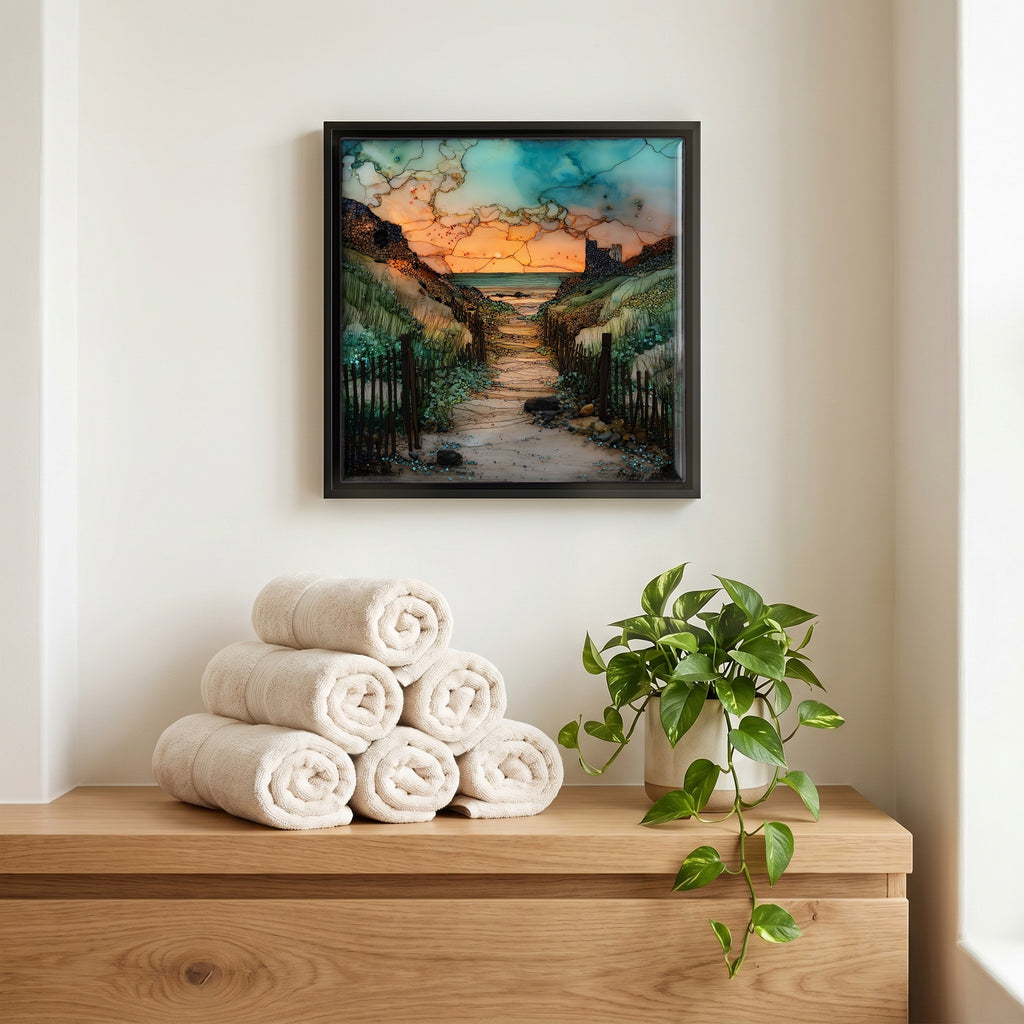 A quiet corner of the bath.