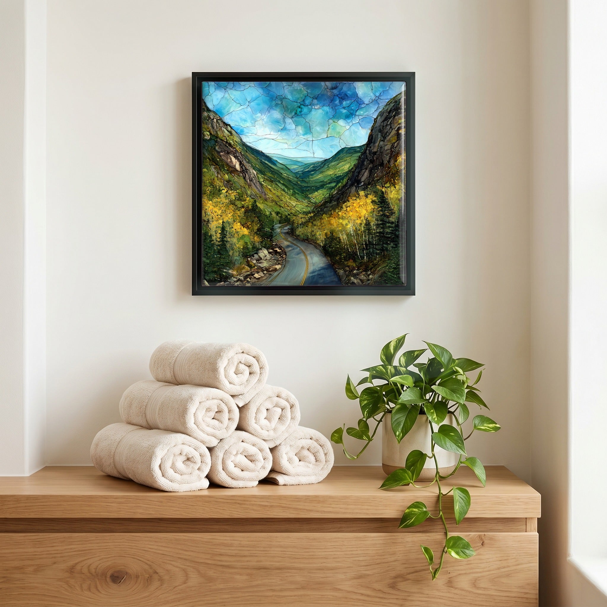 A quiet corner of the bath.