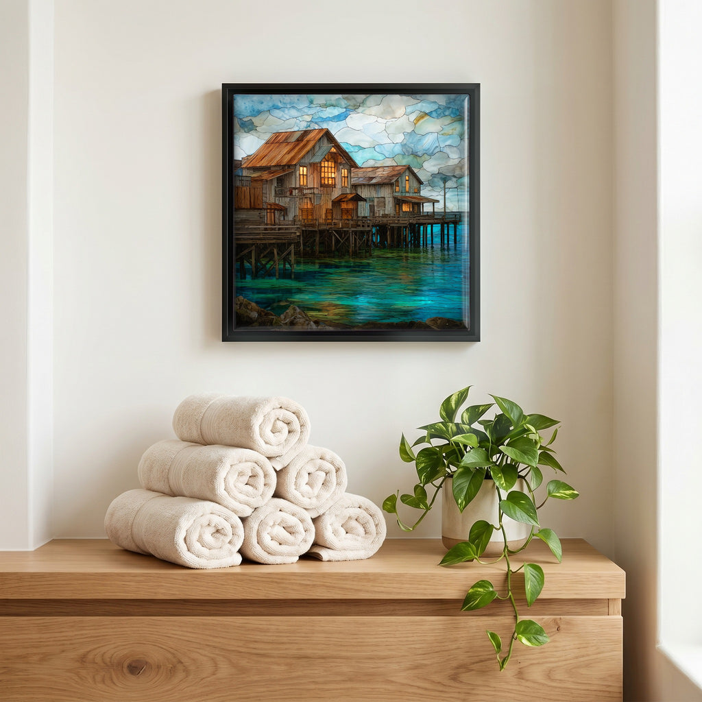 A quiet corner of the bath.