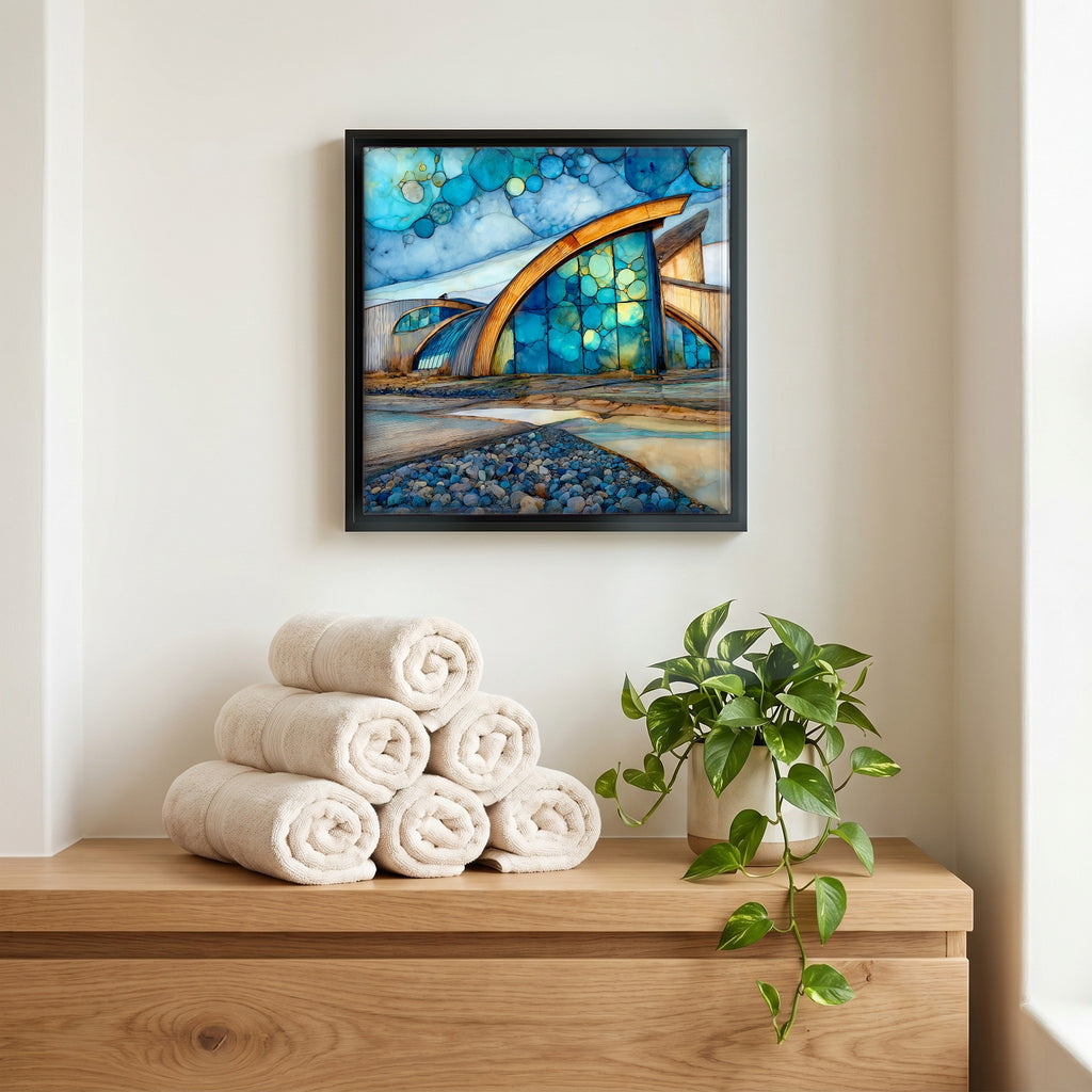 A quiet corner of the bath.