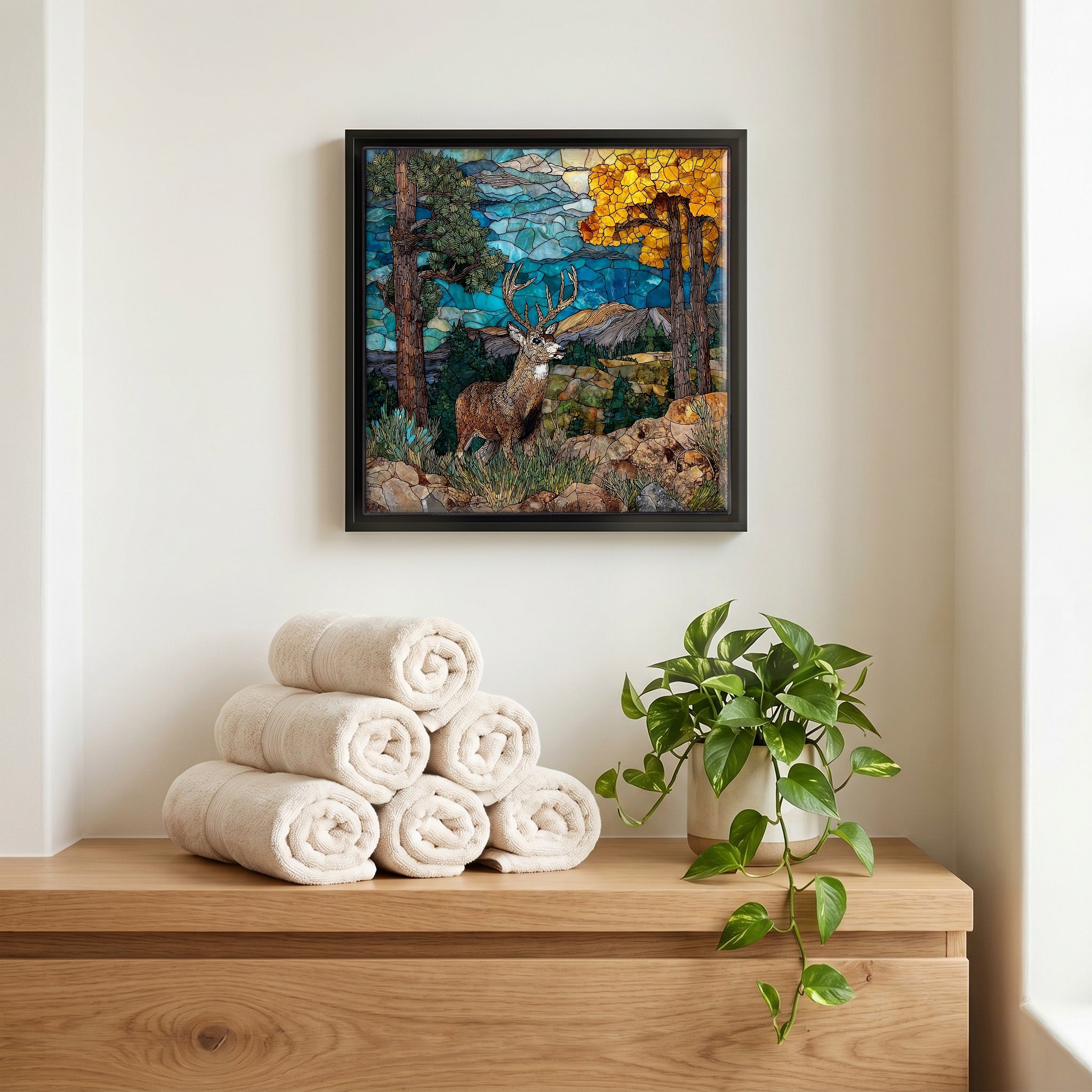 A quiet corner of the bath.