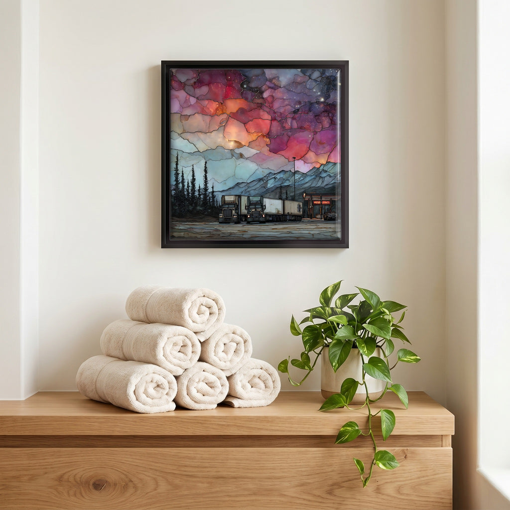 A quiet corner of the bath.