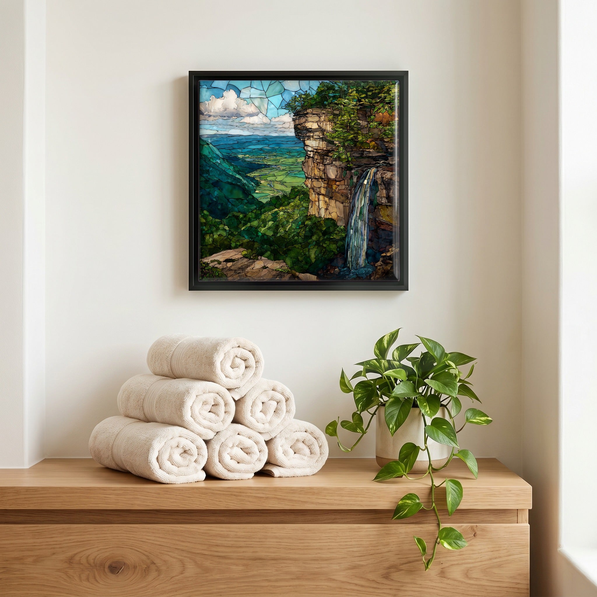 A quiet corner of the bath.