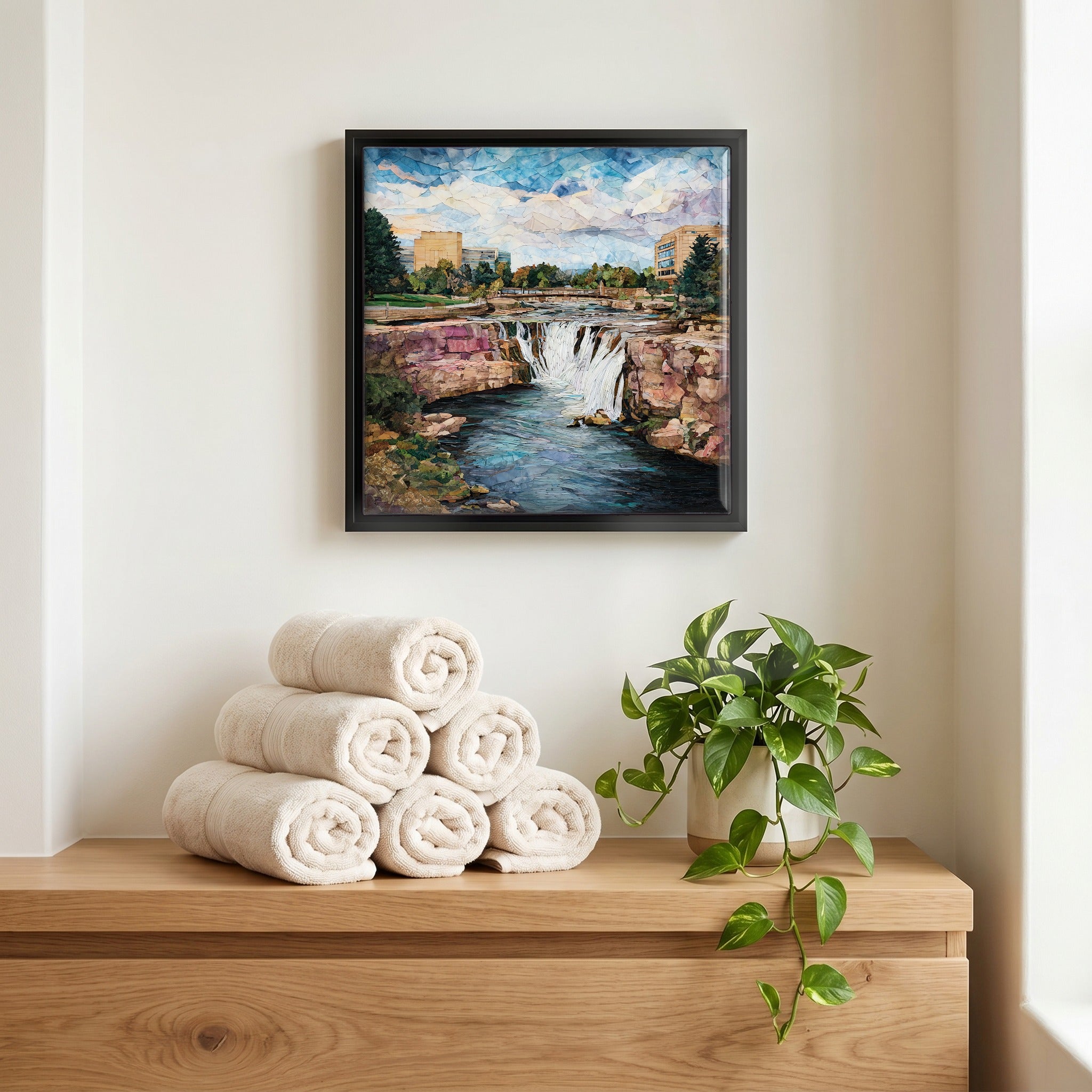 A quiet corner of the bath.