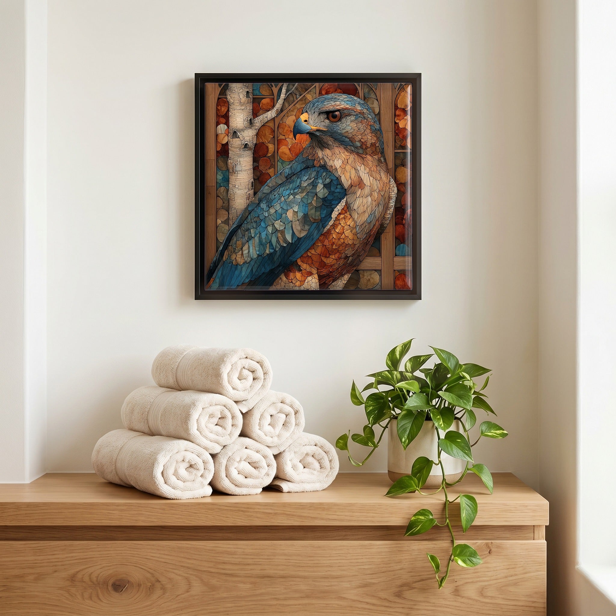 A quiet corner of the bath.