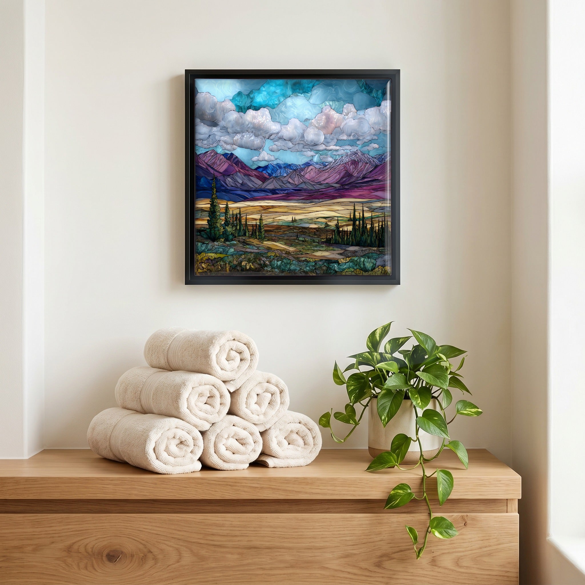 A quiet corner of the bath.