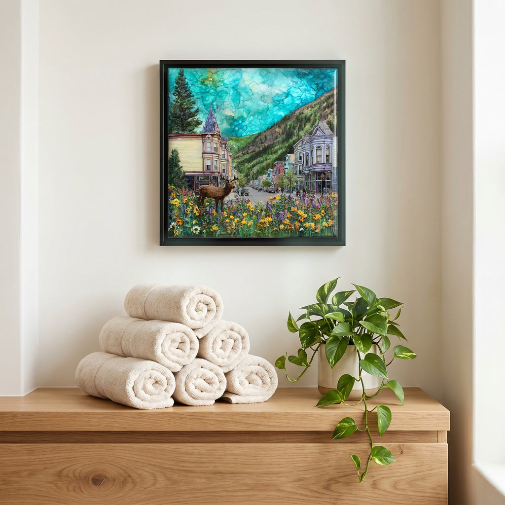 A quiet corner of the bath.