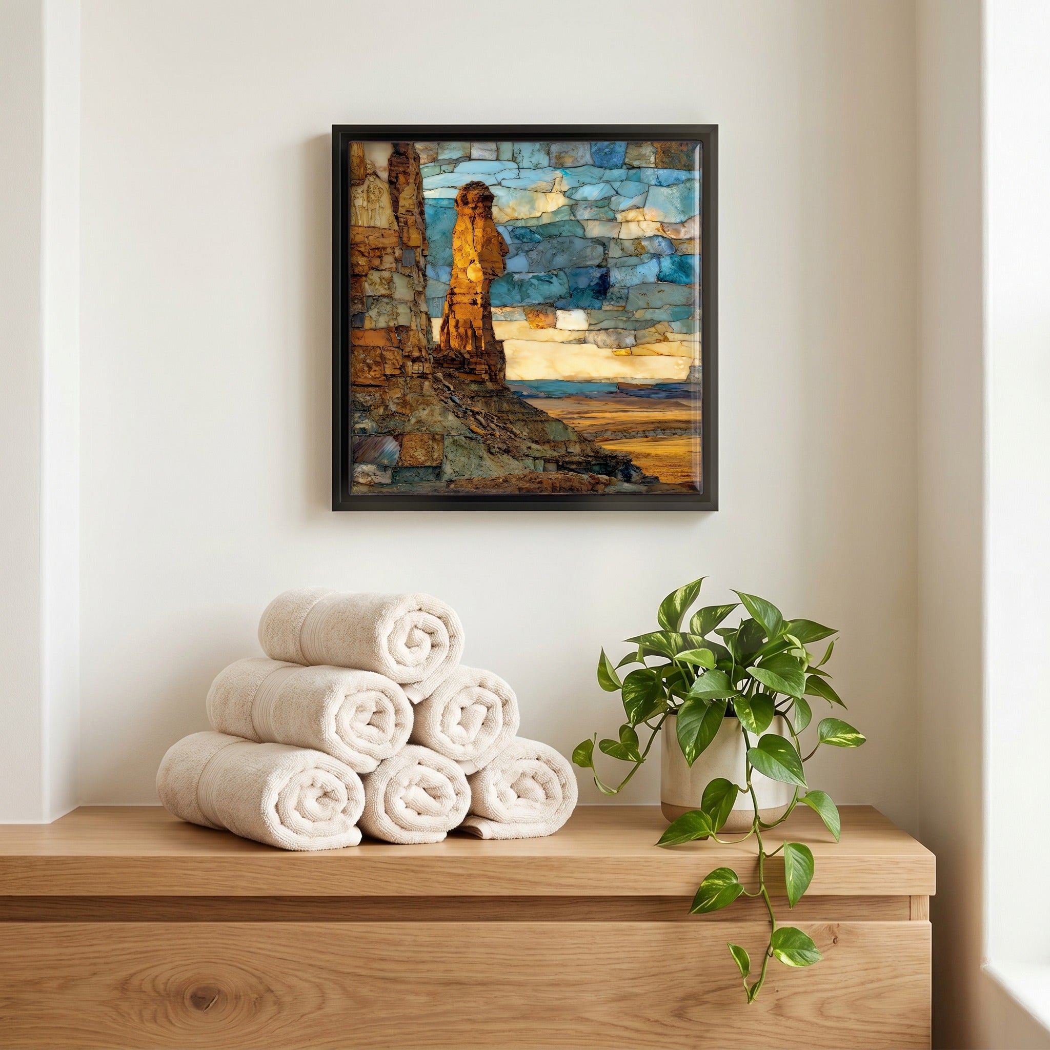 A quiet corner of the bath.