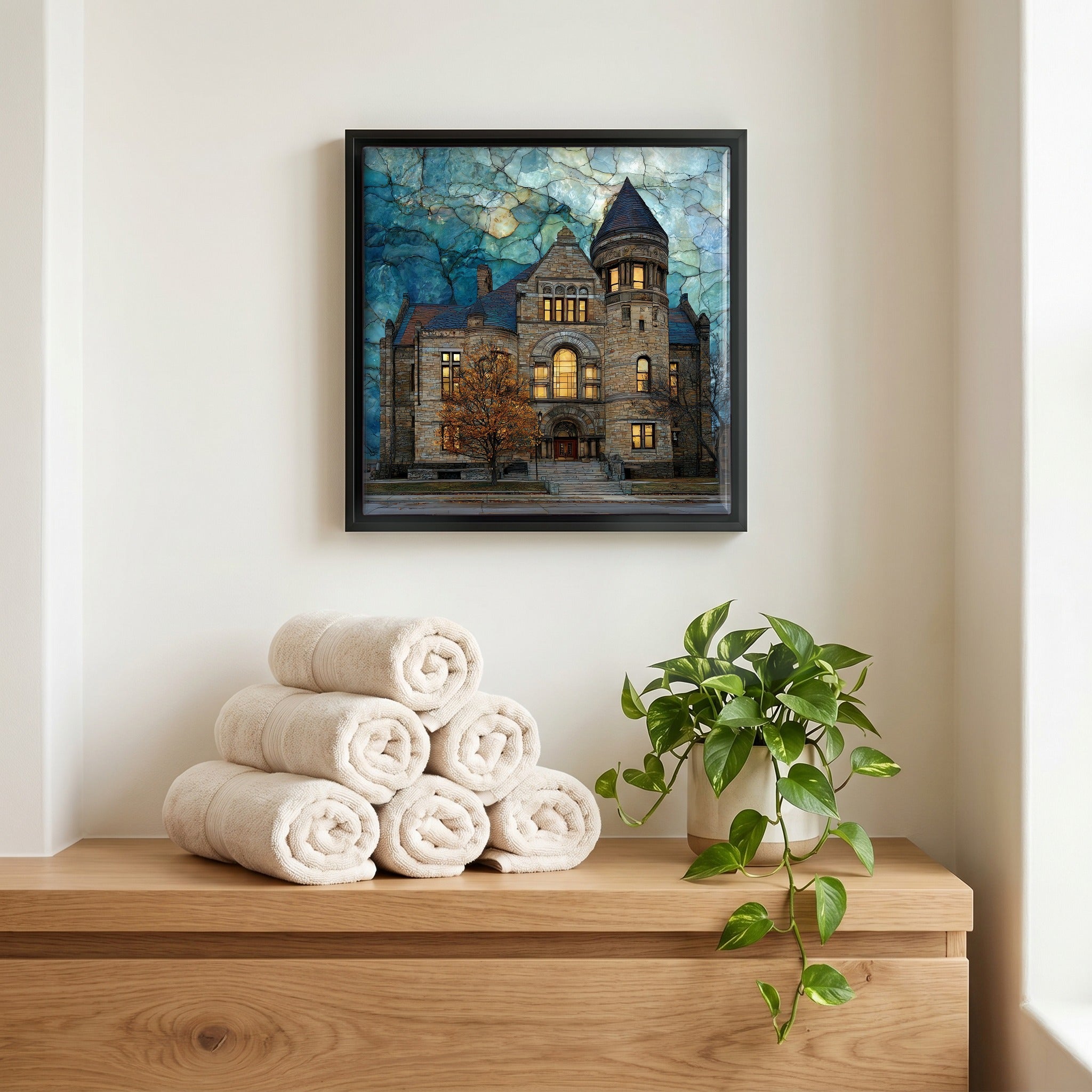 A quiet corner of the bath.