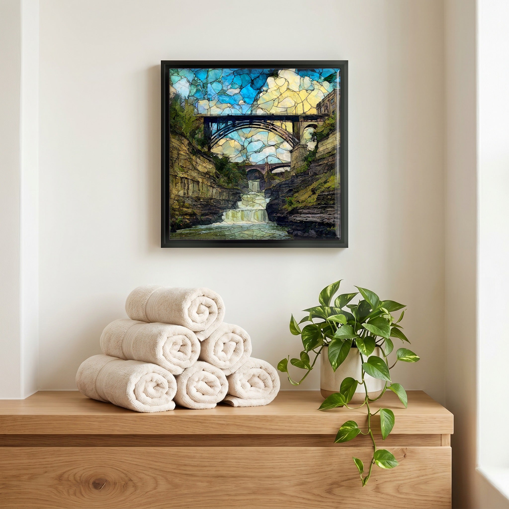 A quiet corner of the bath.