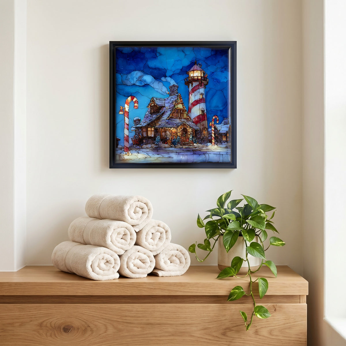 A quiet corner of the bath.