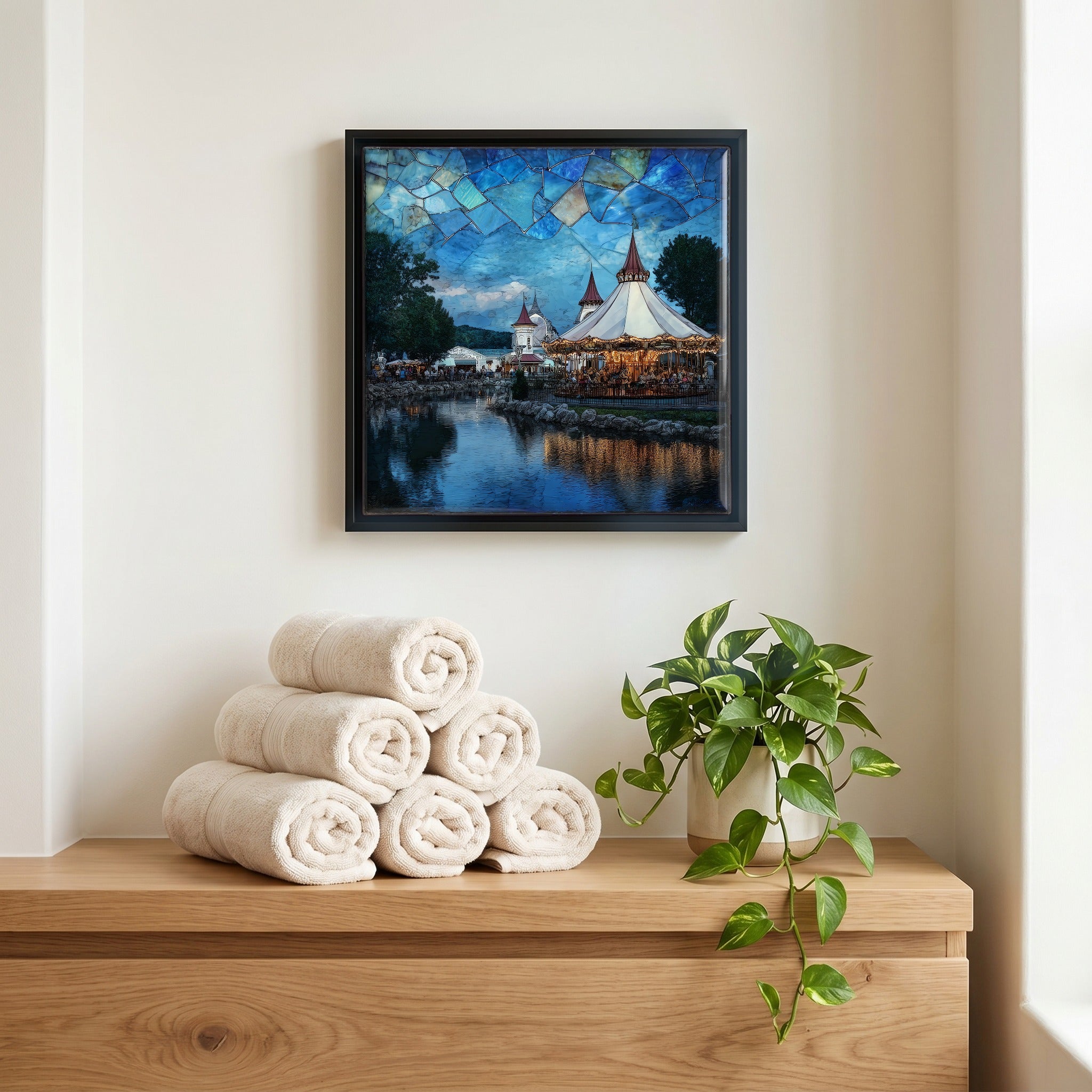 A quiet corner of the bath.
