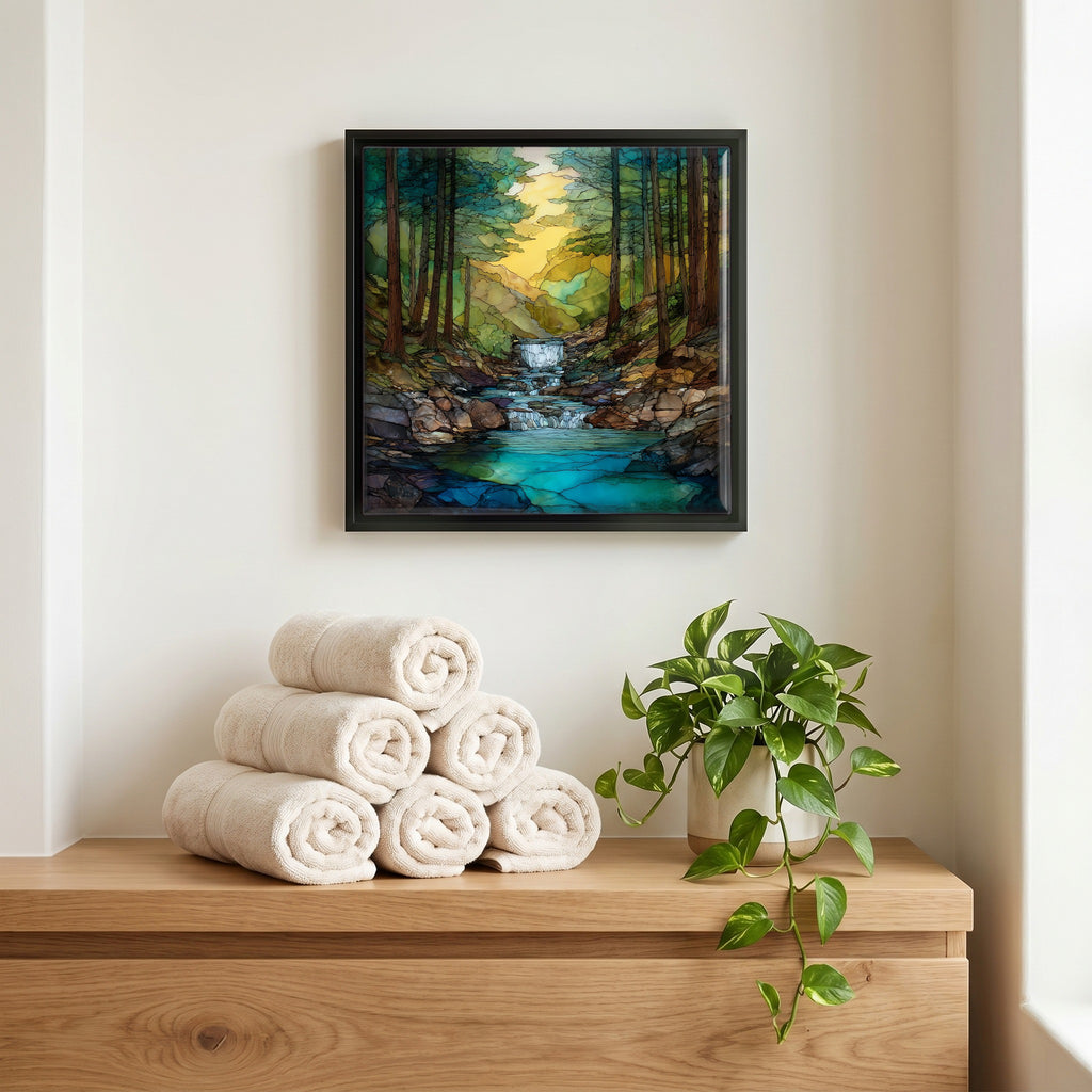 A quiet corner of the bath.