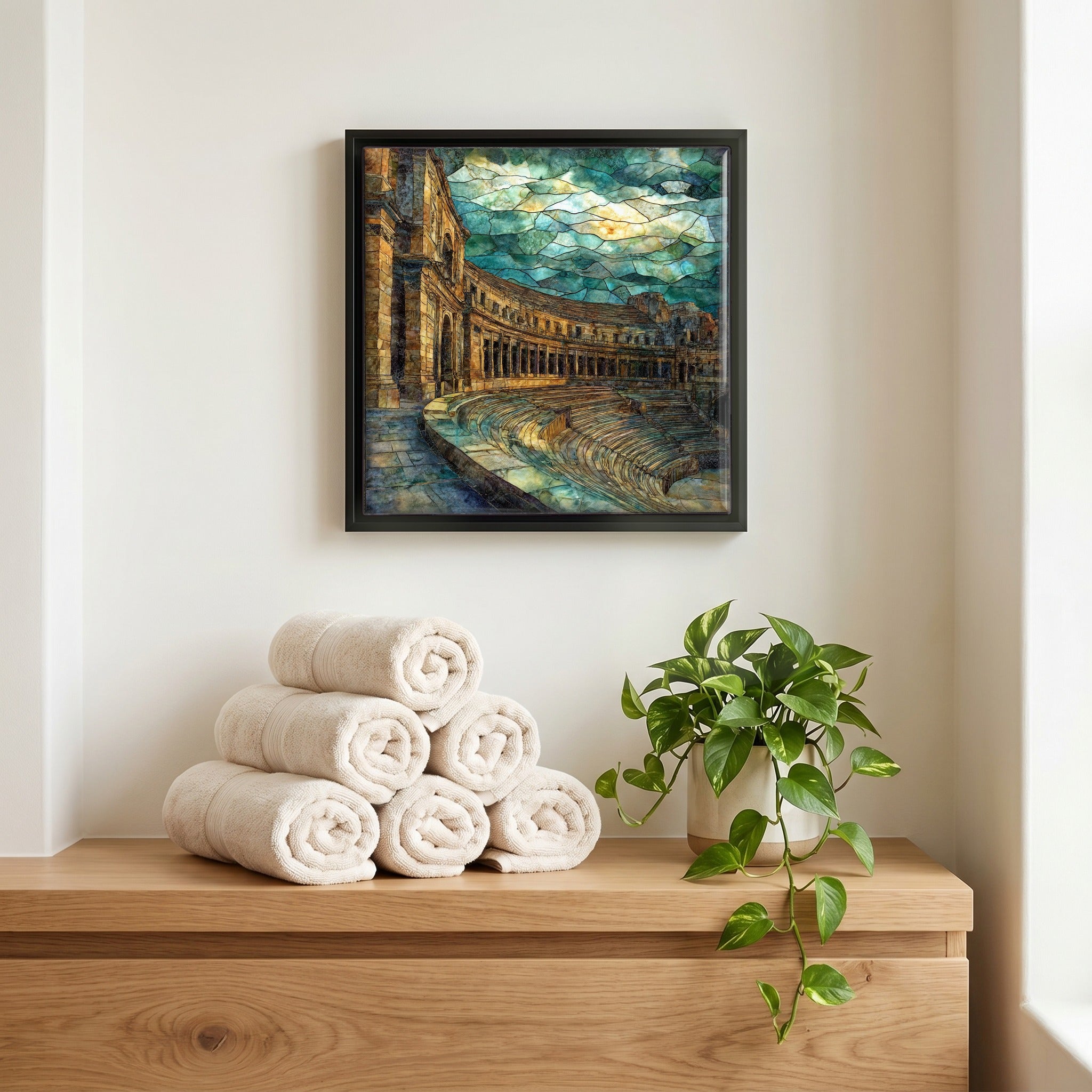A quiet corner of the bath.