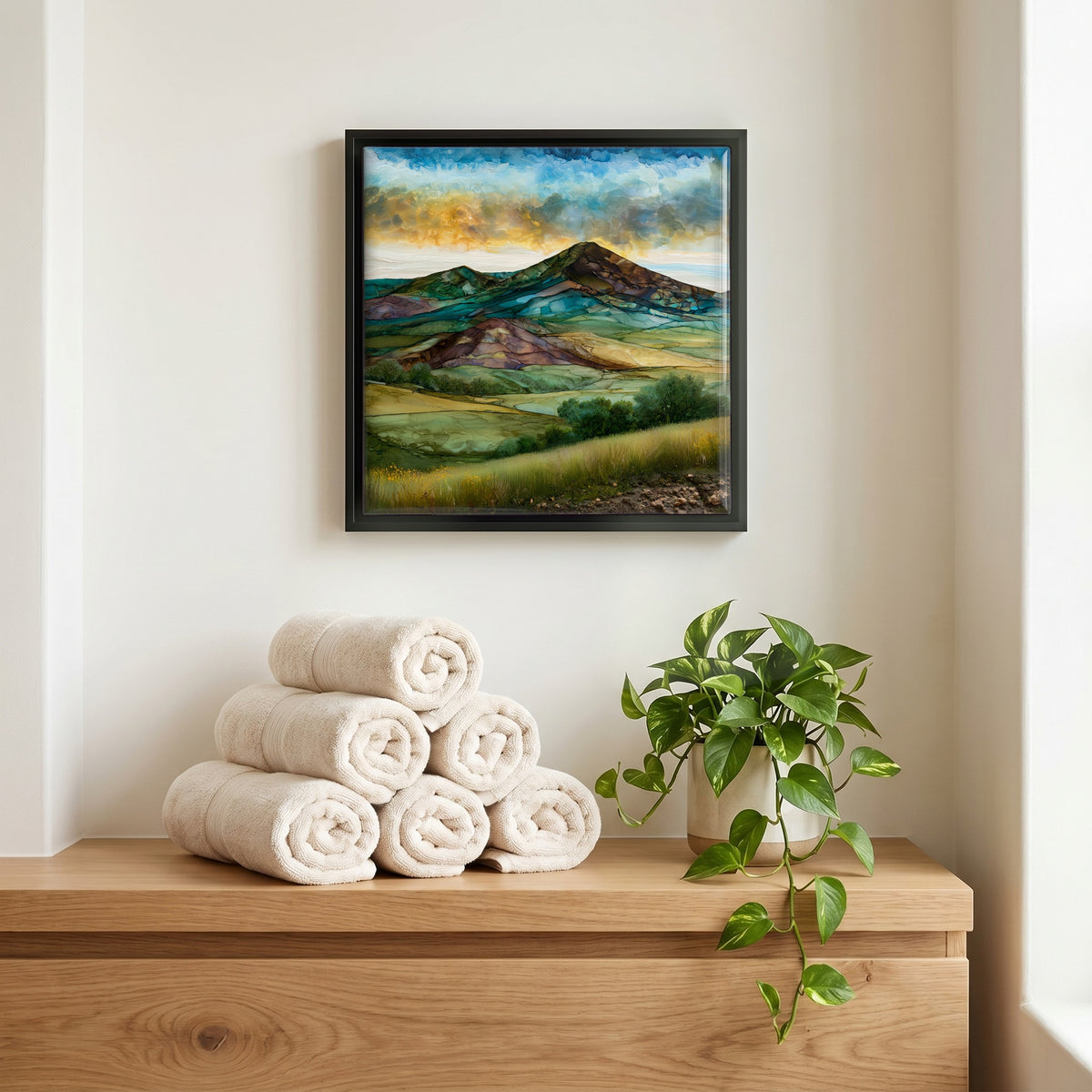 A quiet corner of the bath.