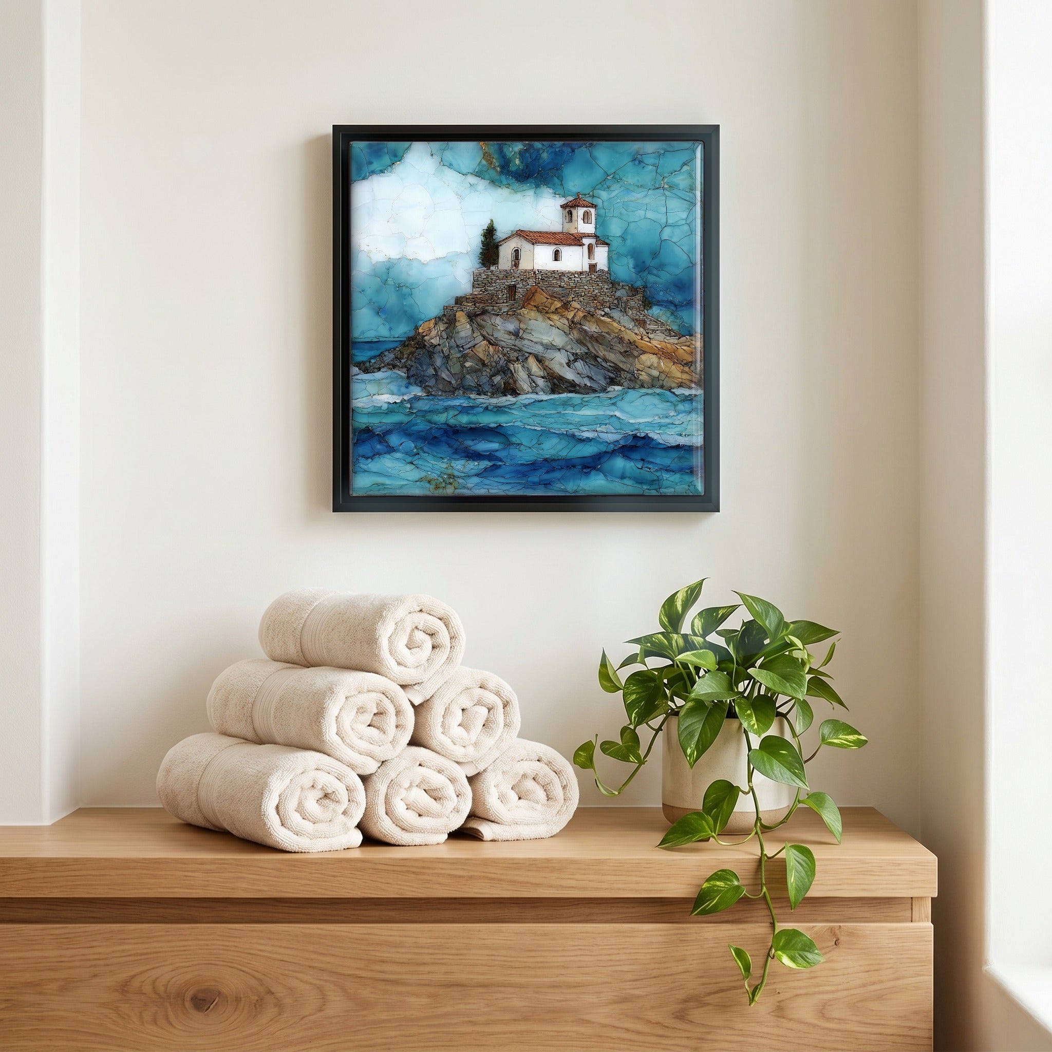 A quiet corner of the bath.