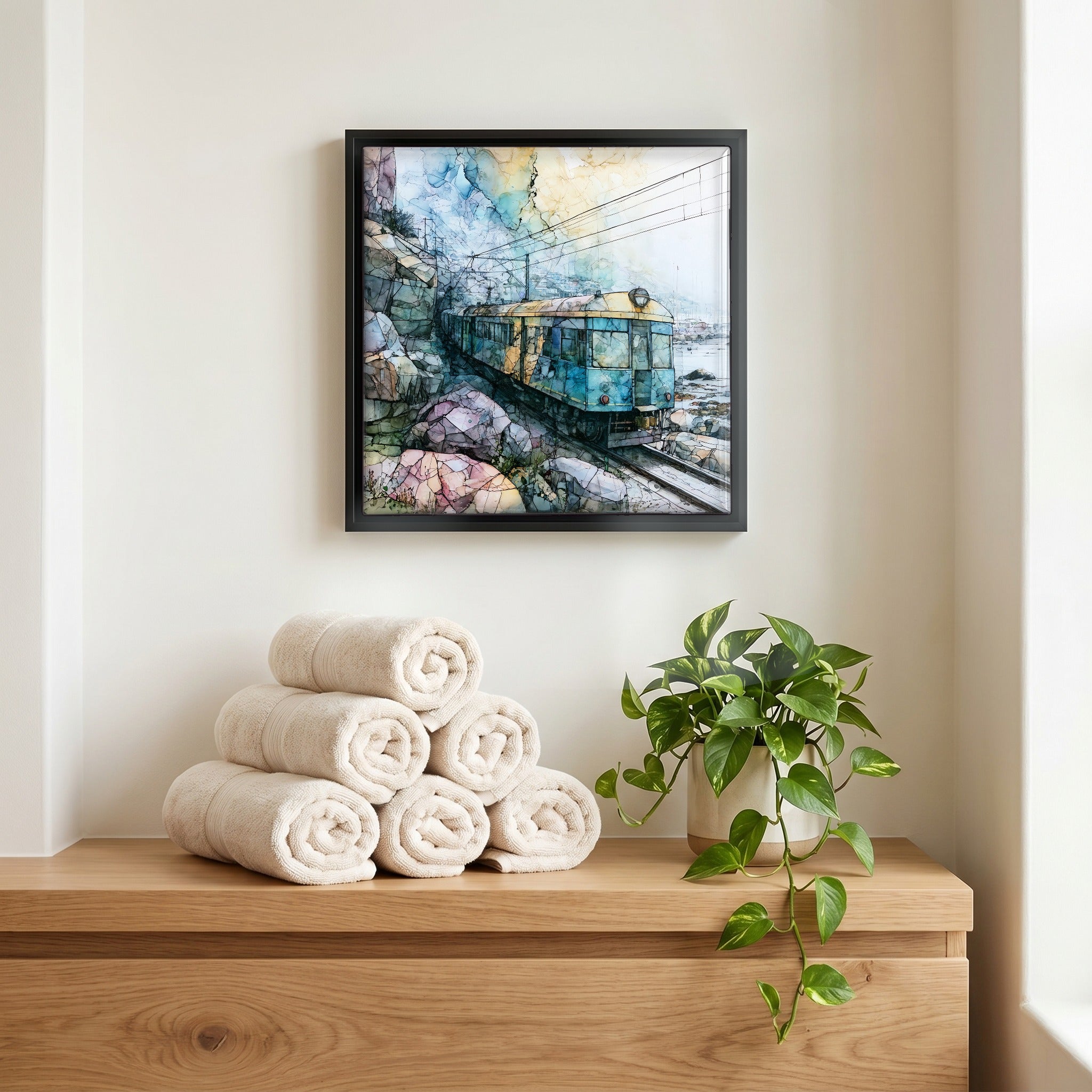 A quiet corner of the bath.