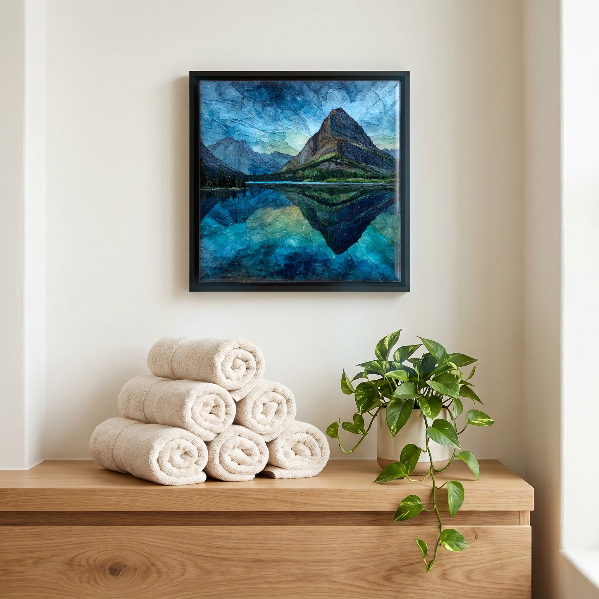 A quiet corner of the bath.