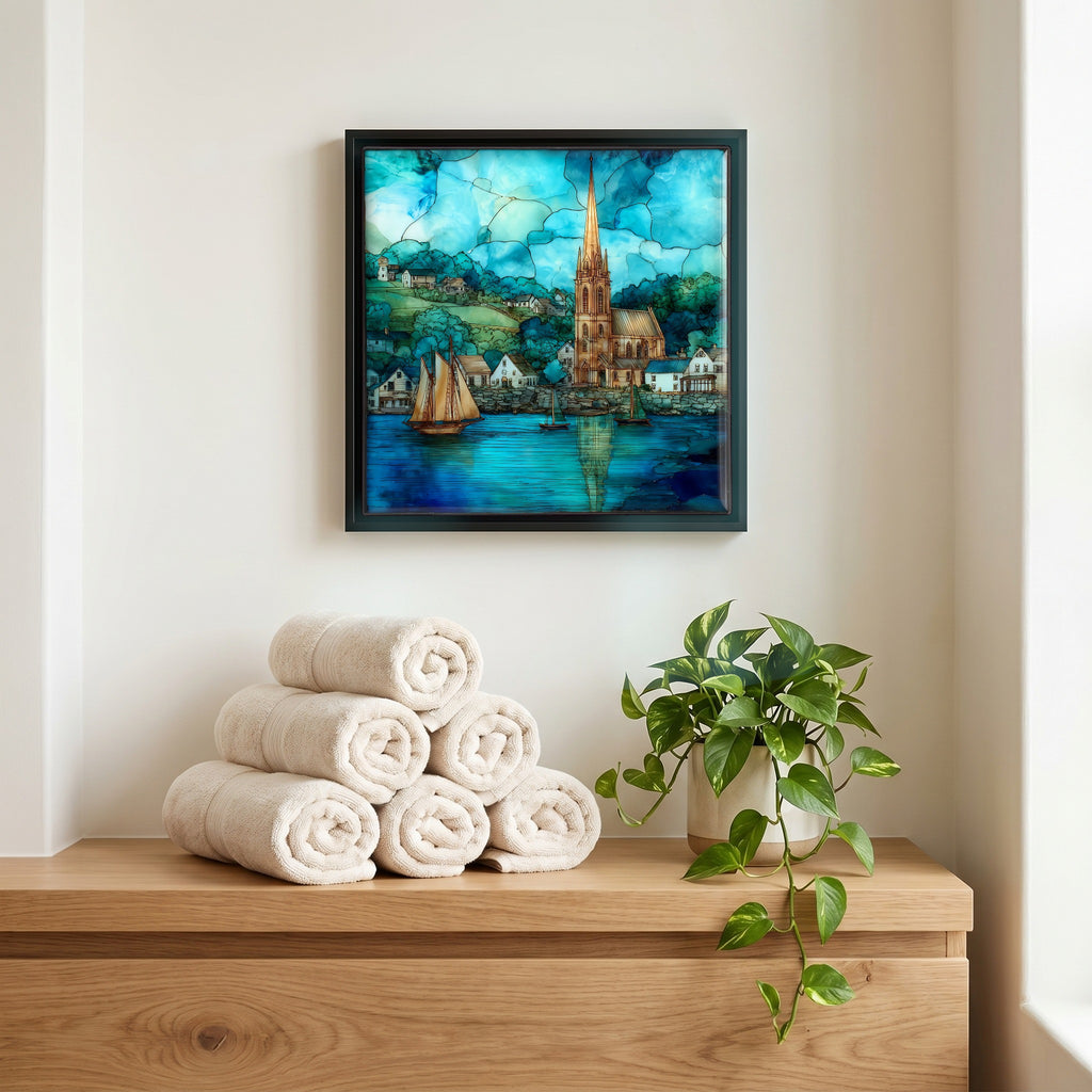 A quiet corner of the bath.