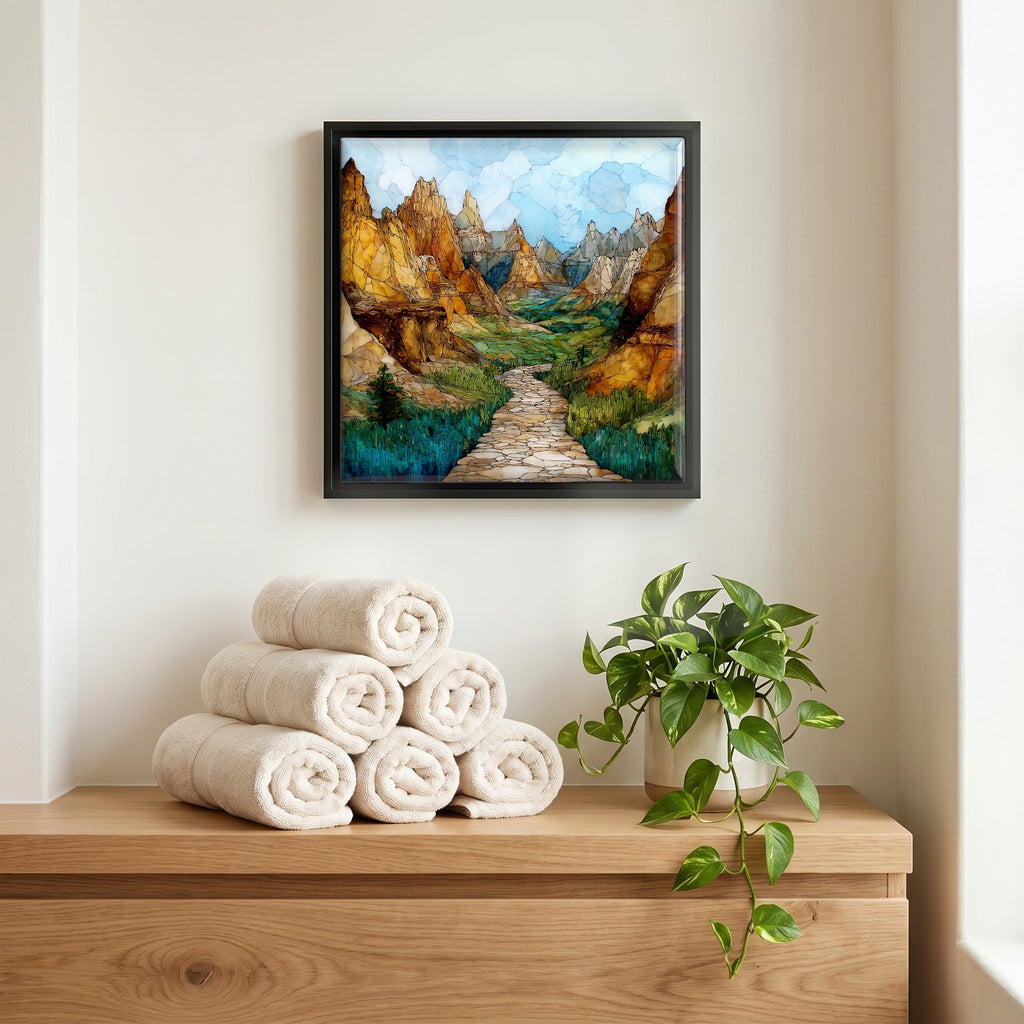 A quiet corner of the bath.