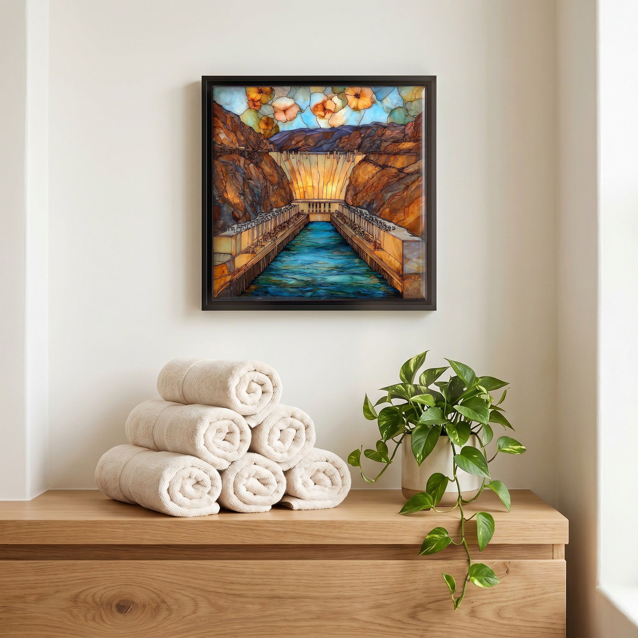 A quiet corner of the bath.