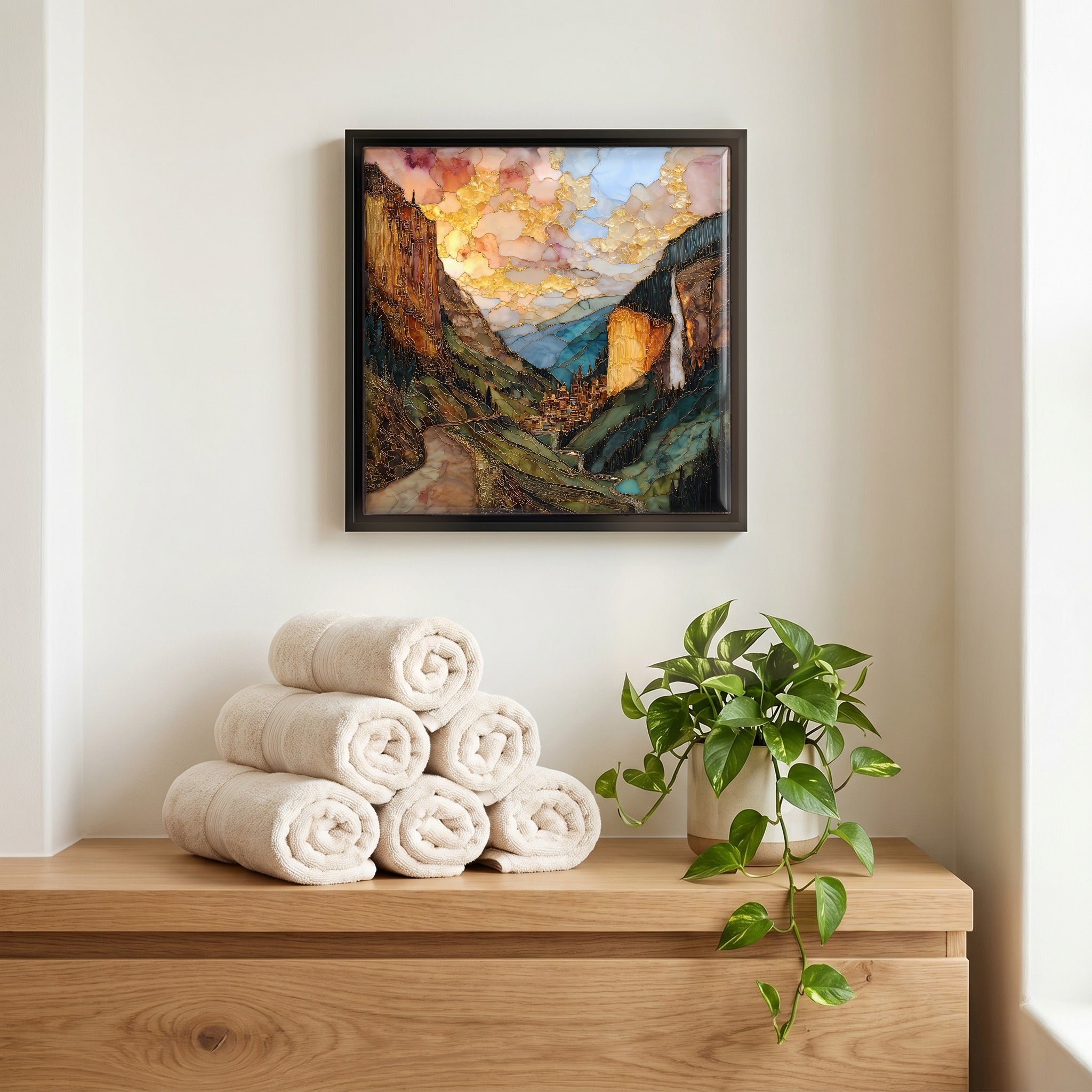 A quiet corner of the bath.