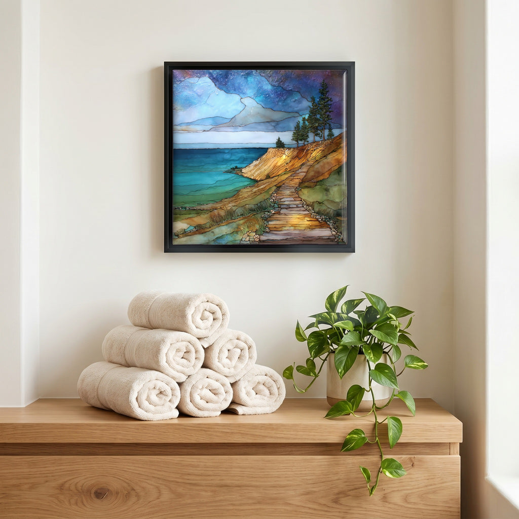 A quiet corner of the bath.