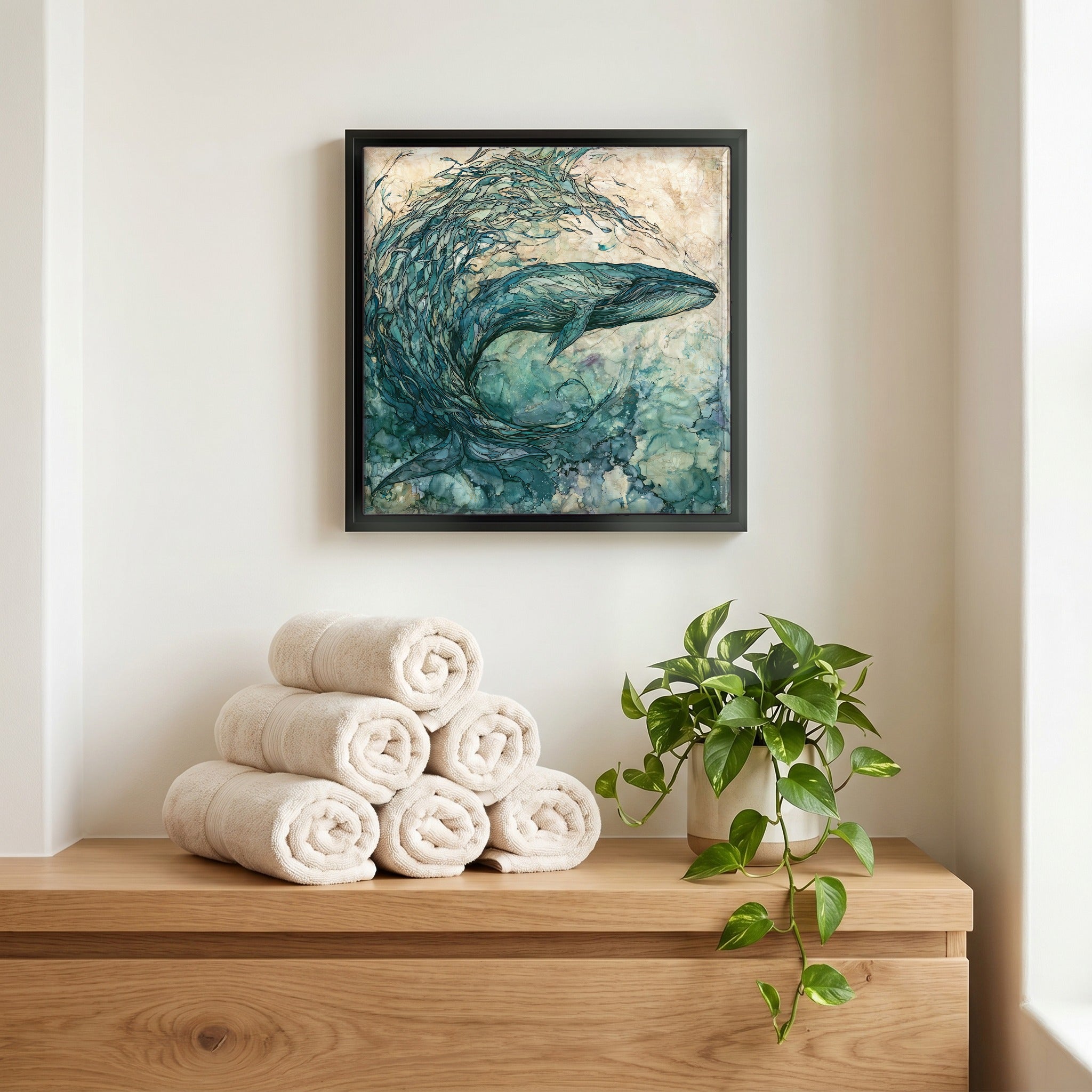 A quiet corner of the bath.