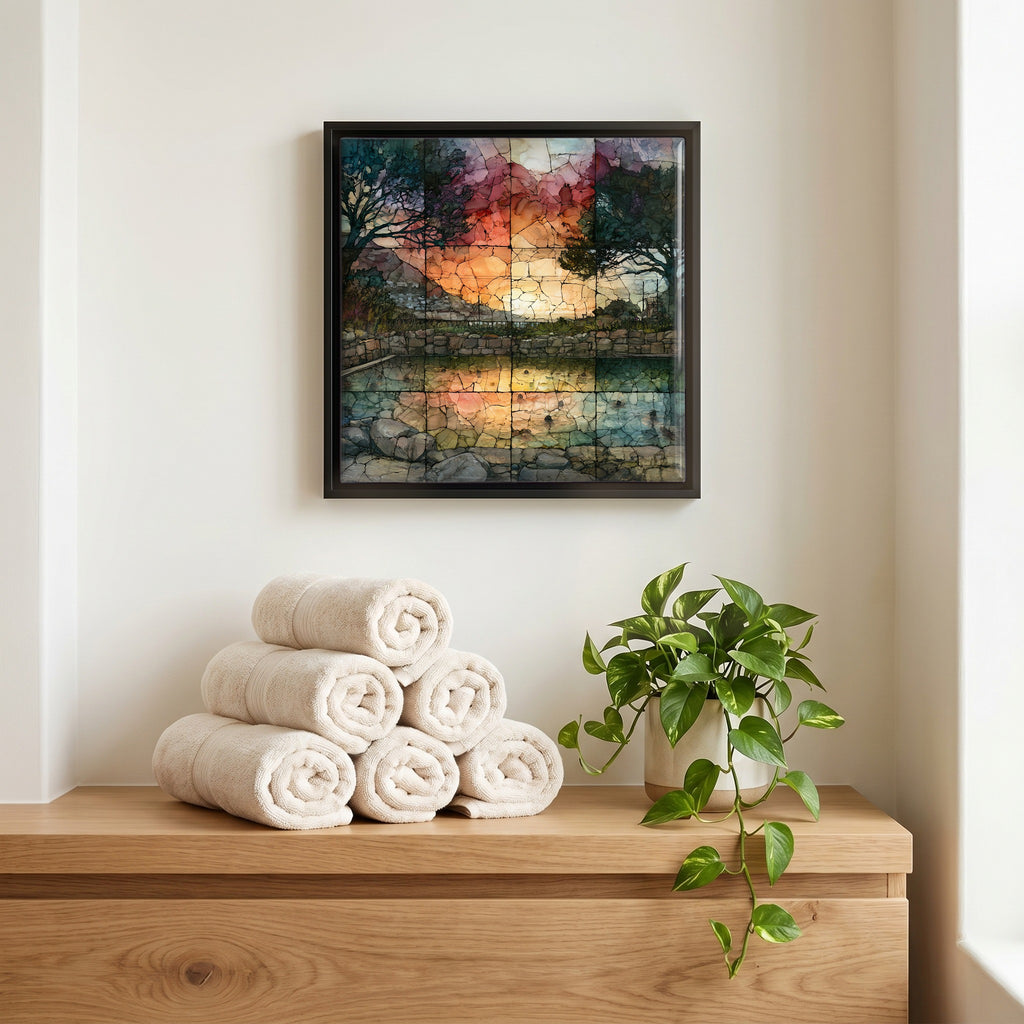 A quiet corner of the bath.