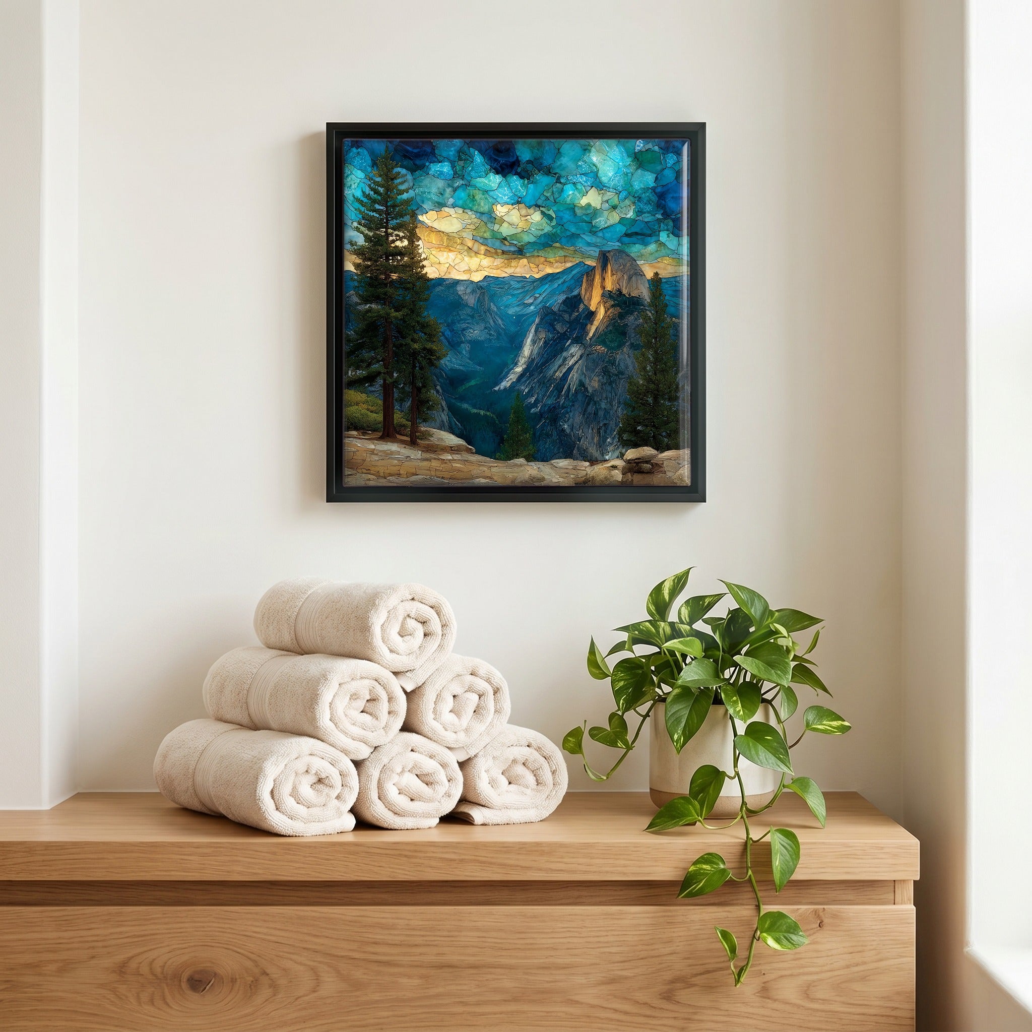 A quiet corner of the bath.
