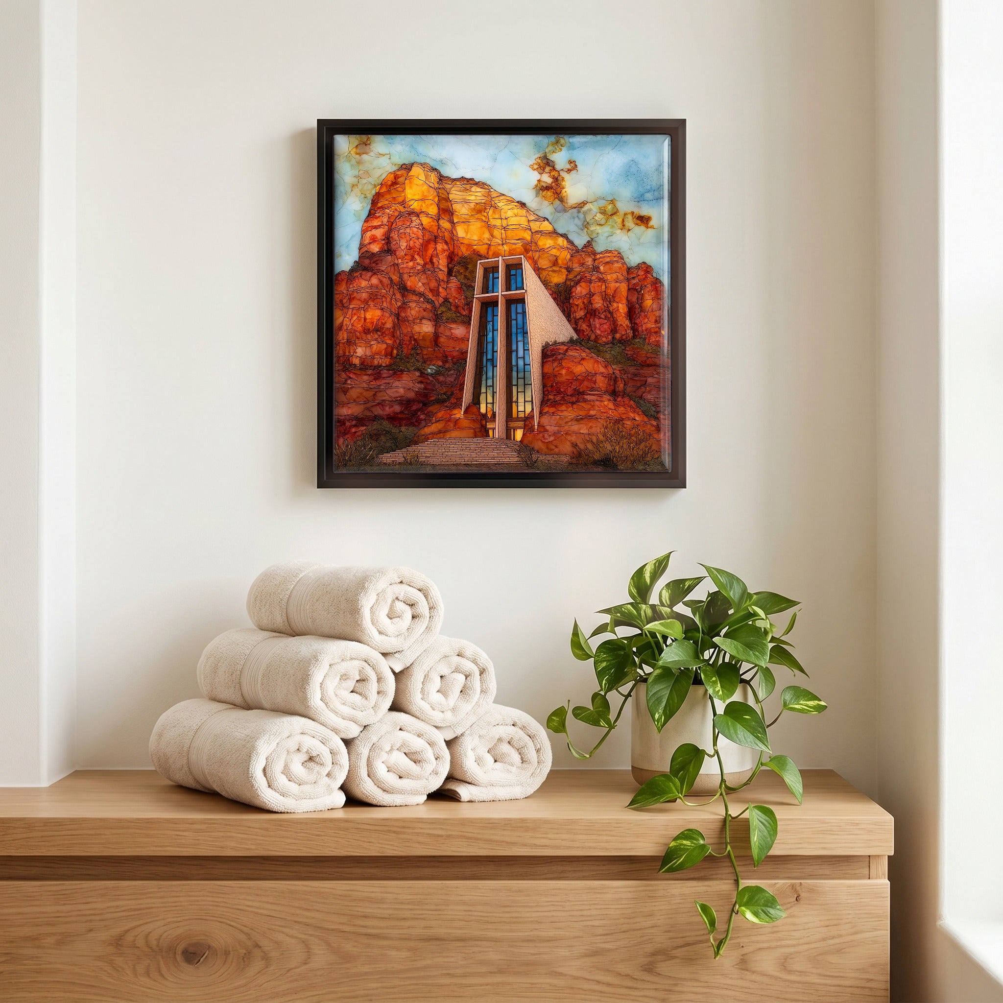 A quiet corner of the bath.