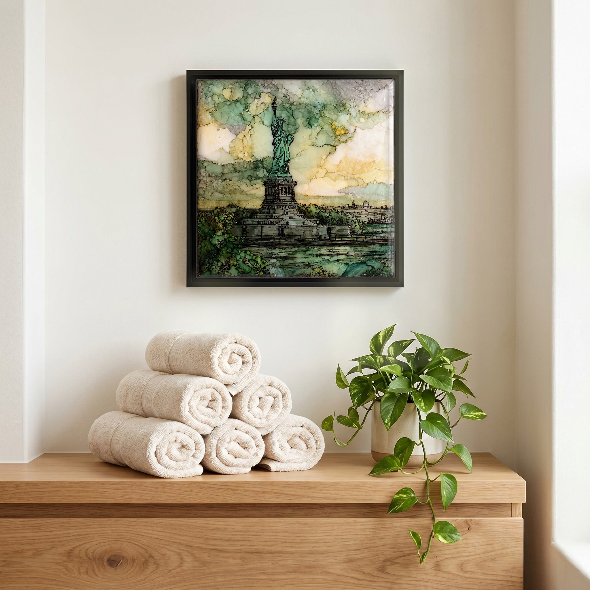 A quiet corner of the bath.