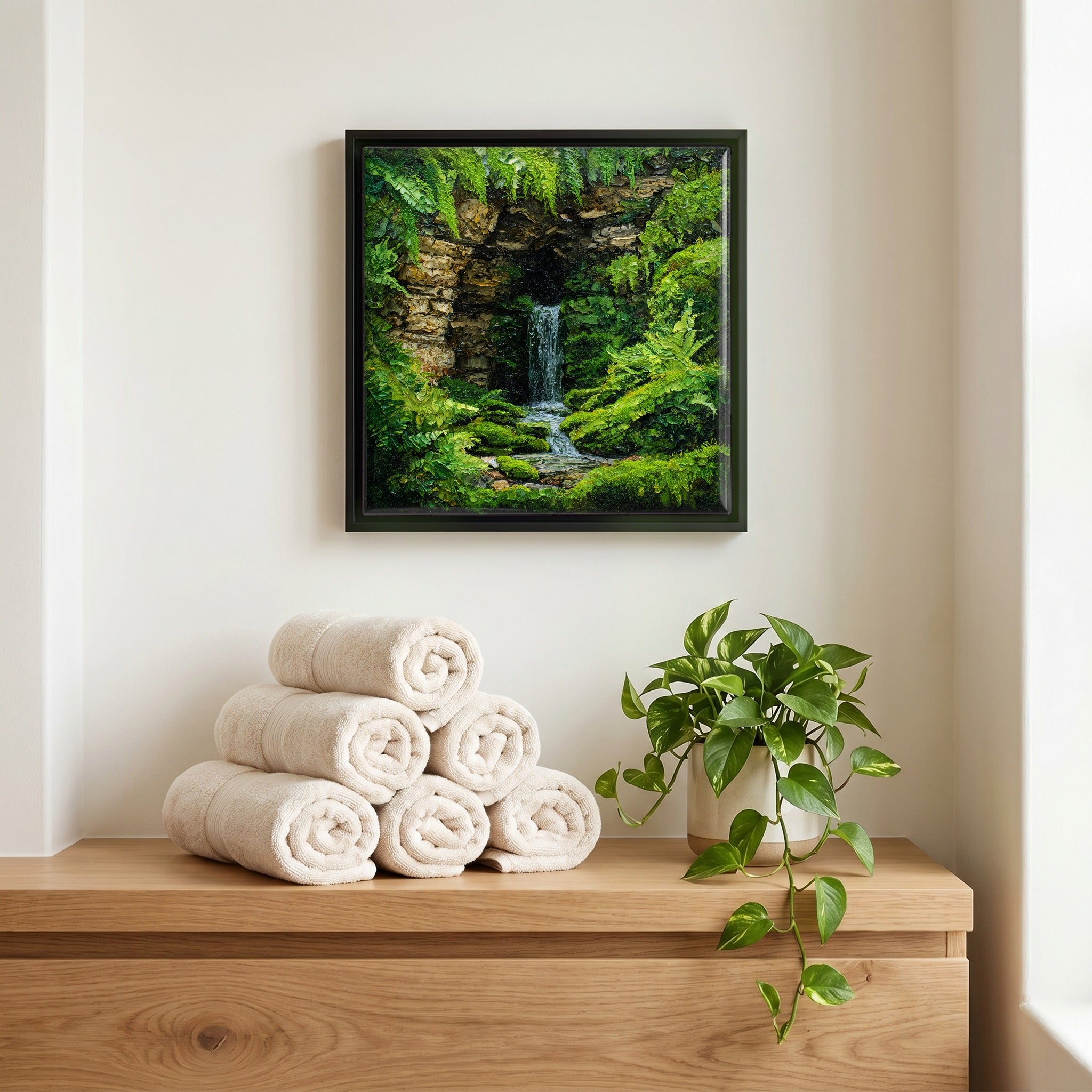 A quiet corner of the bath.