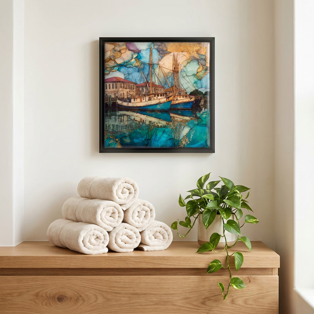 A quiet corner of the bath.
