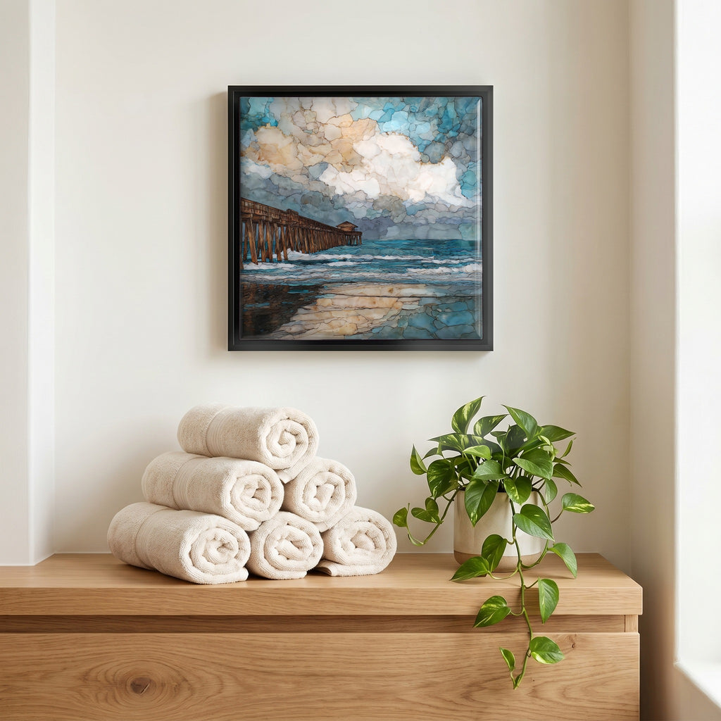 A quiet corner of the bath.