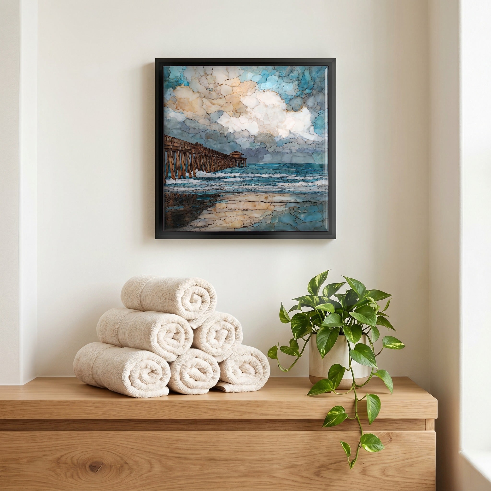 A quiet corner of the bath.